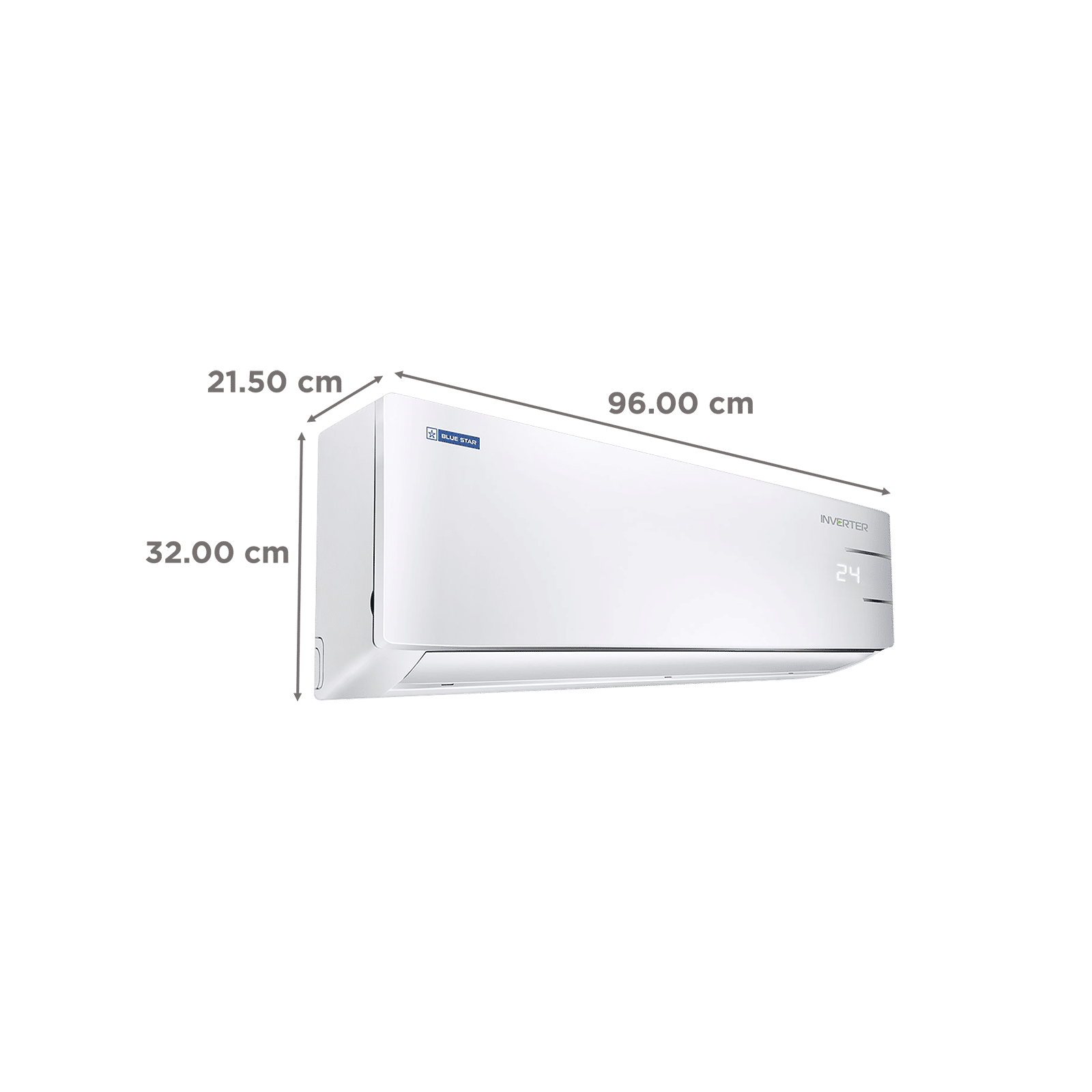 Blue Star Y Series 5 in 1 Convertible 1.5 Ton 5 Star Inverter Split AC with Turbo Cool (Copper Condenser, IC518YNU) Blue Star Y Series 5 in 1 Convertible 1.5 Ton 5 Star Inverter Split AC with Turbo Cool (Copper Condenser, IC518YNU)_4