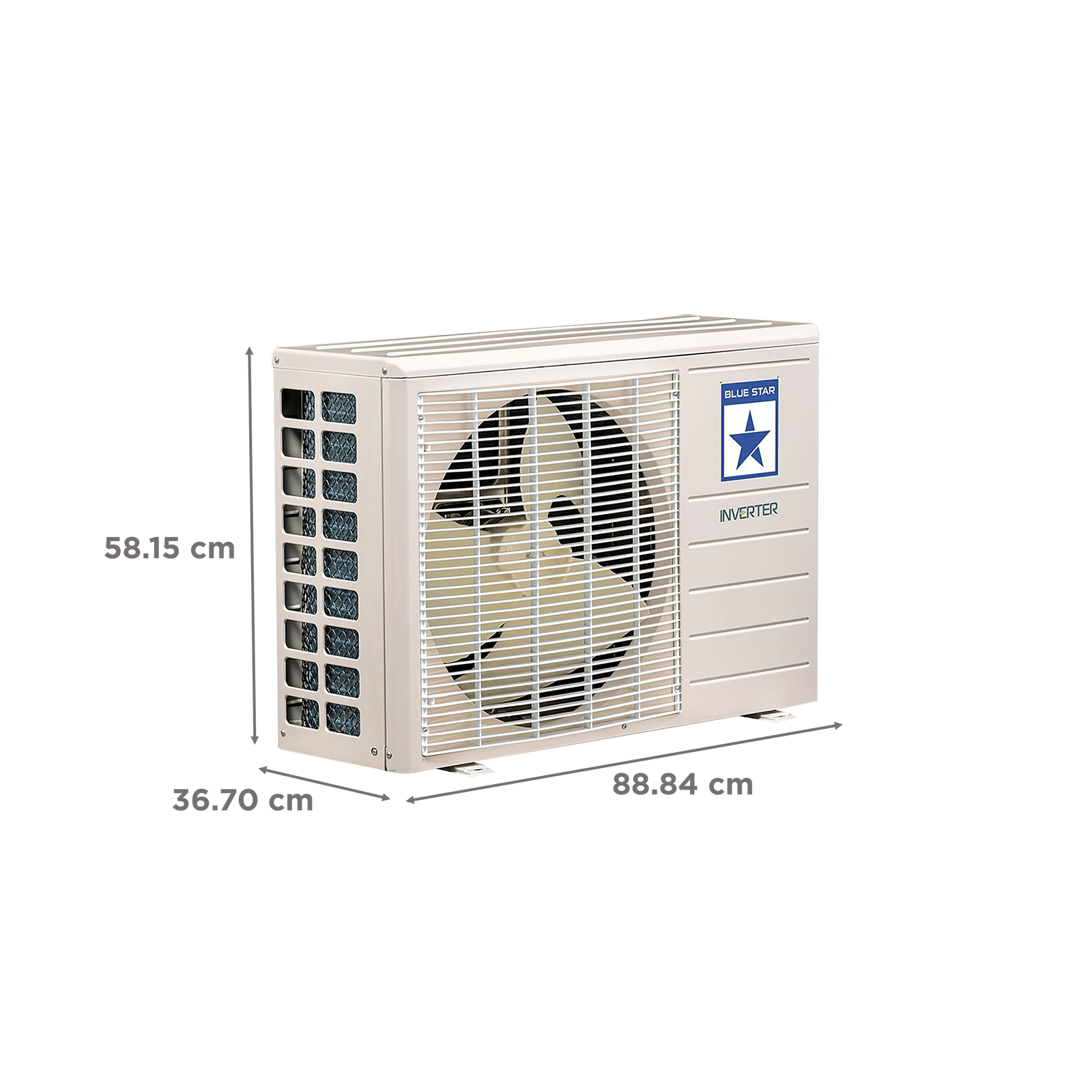 Blue Star Y Series 5 in 1 Convertible 1.5 Ton 5 Star Inverter Split AC with Turbo Cool (Copper Condenser, IC518YNU) Blue Star Y Series 5 in 1 Convertible 1.5 Ton 5 Star Inverter Split AC with Turbo Cool (Copper Condenser, IC518YNU)_5