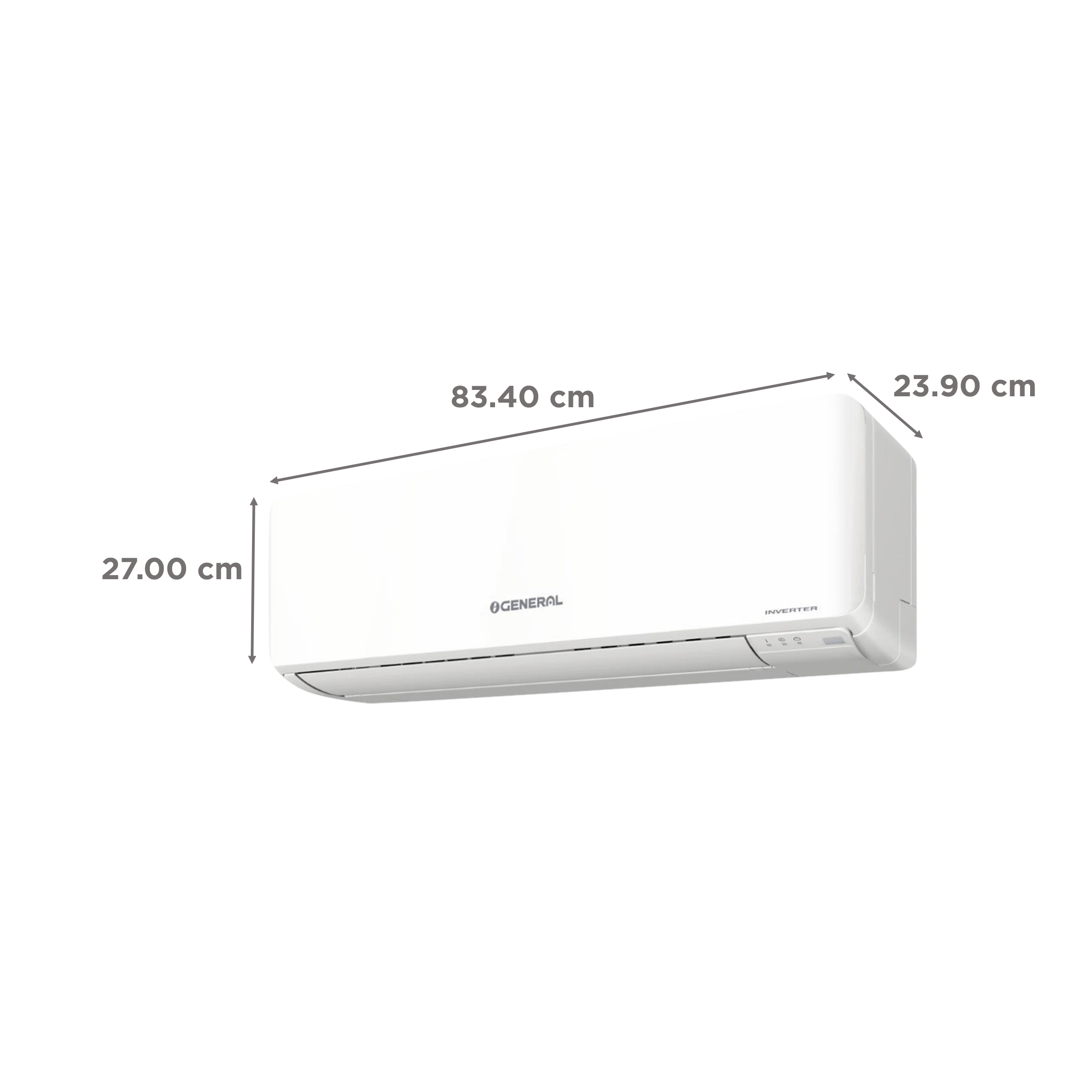 O GENERAL CPA Series 1 Ton 3 Star Inverter Split AC (Copper Condenser, Anti Bacterial Filter, ASGG12CPAA-B)_3