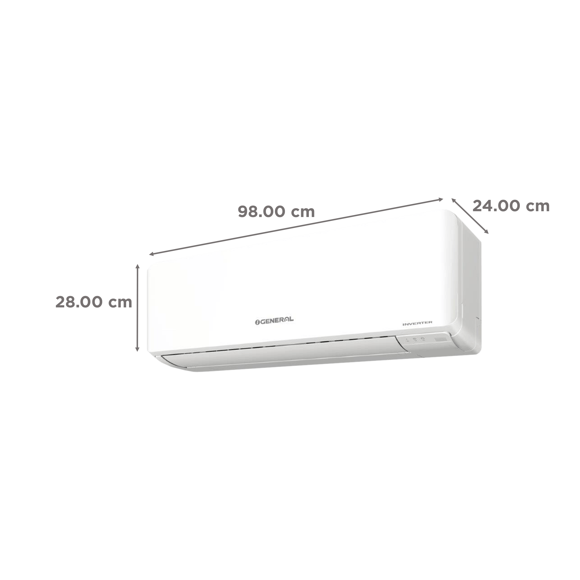 O GENERAL 2 Ton 3 Star Inverter Split AC (Copper Condenser, ASGG24CPAA-B)_3