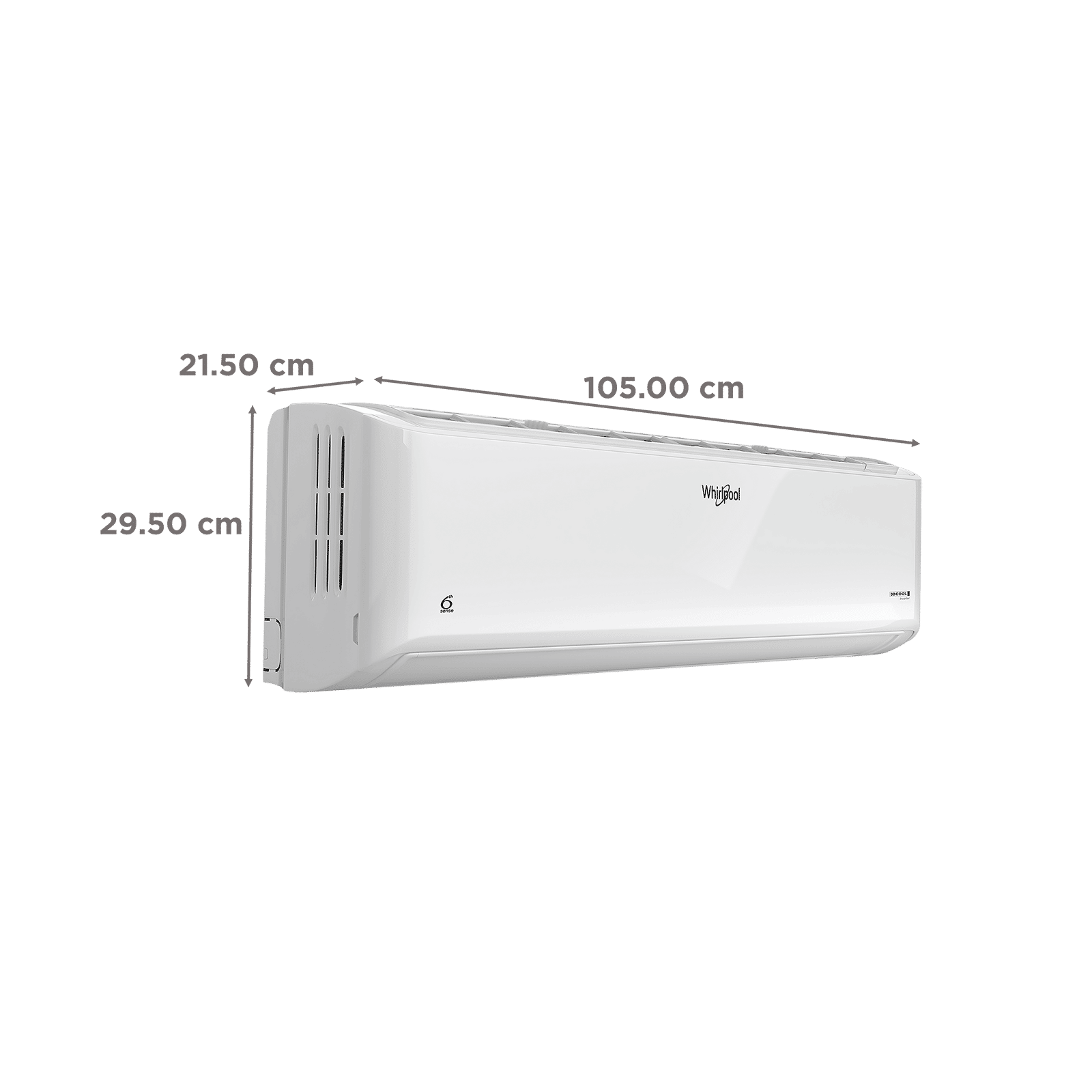 Whirlpool 3DCool 5 in 1 Convertible 1.5 Ton 3 Star Inverter Split AC with Microblock Filter (Copper Condenser, 41432) Whirlpool 3DCool 5 in 1 Convertible 1.5 Ton 3 Star Inverter Split AC with Microblock Filter (Copper Condenser, 41432)_4