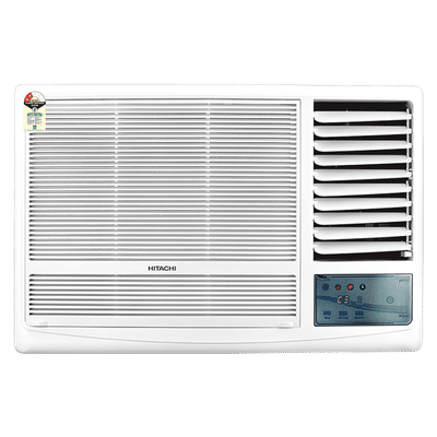 HITACHI Kaze Plus 1 Ton 2 Star Fixed Speed Window AC (Copper Condenser, RAW312HEDO)