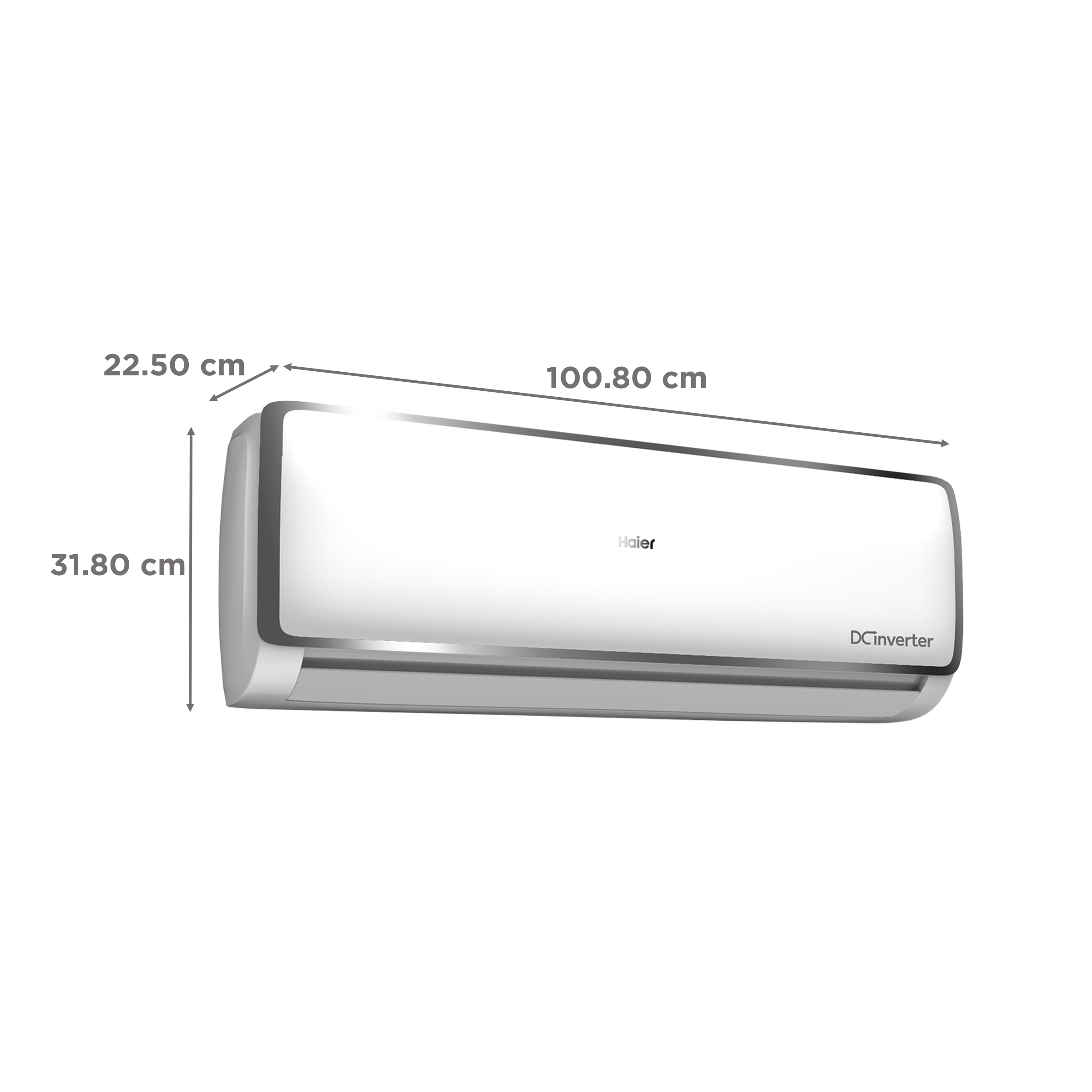 Haier Elegante 7 in 1 Convertible 1.6 Ton 3 Star Hot & Cold Inverter Split AC with Supersonic Cooling (Copper Condenser, HSU19EH-TXS3BE) Haier Elegante 7 in 1 Convertible 1.6 Ton 3 Star Hot & Cold Inverter Split AC with Supersonic Cooling (Copper Condenser, HSU19EH-TXS3BE)_4