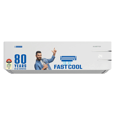 Blue Star 5 in 1 Convertible 1 Ton 5 Star Inverter Split AC with Anti Dust Filter (Copper Condenser, IC512YNU)