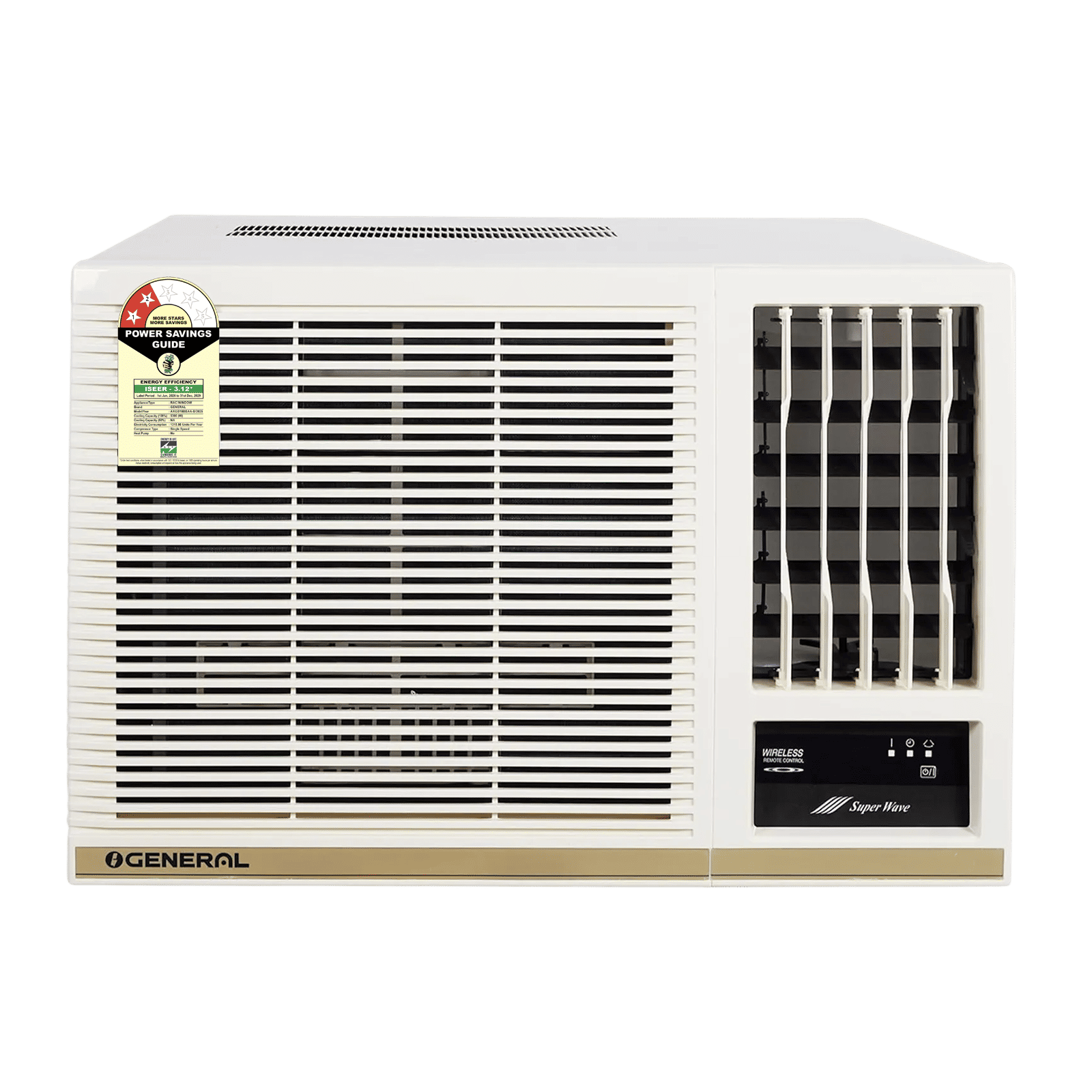 O GENERAL 1.5 Ton 2 Star Non inverter Window AC (Copper Condenser, Cathin Filter, AXGB18BBAA-B) O GENERAL 1.5 Ton 2 Star Non inverter Window AC (Copper Condenser, Cathin Filter, AXGB18BBAA-B)_1
