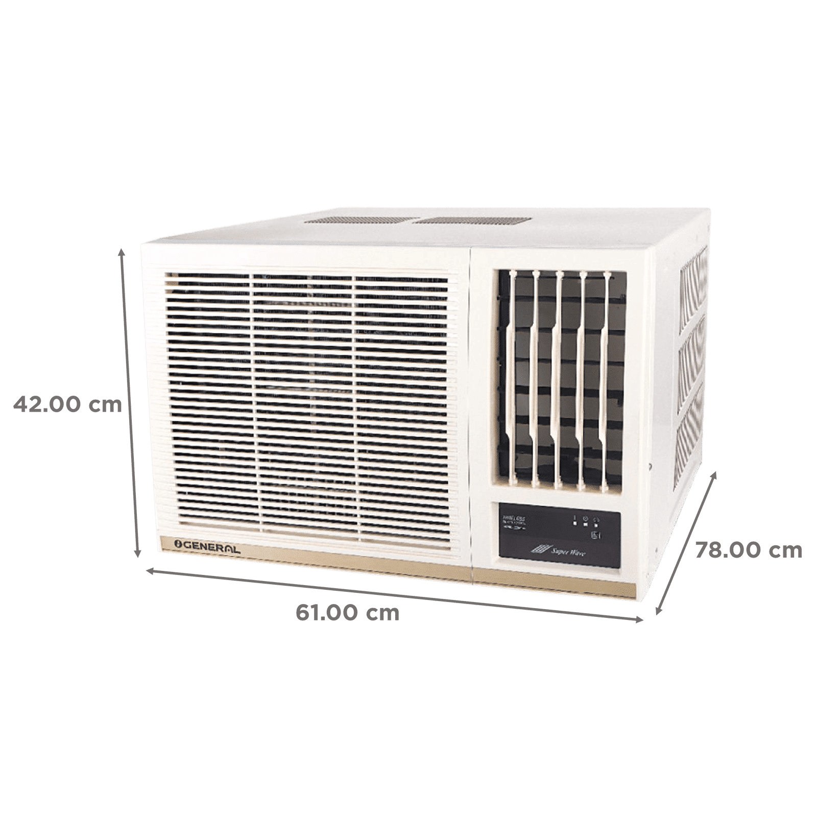 O GENERAL 1.5 Ton 2 Star Non inverter Window AC (Copper Condenser, Cathin Filter, AXGB18BBAA-B) O GENERAL 1.5 Ton 2 Star Non inverter Window AC (Copper Condenser, Cathin Filter, AXGB18BBAA-B)_3