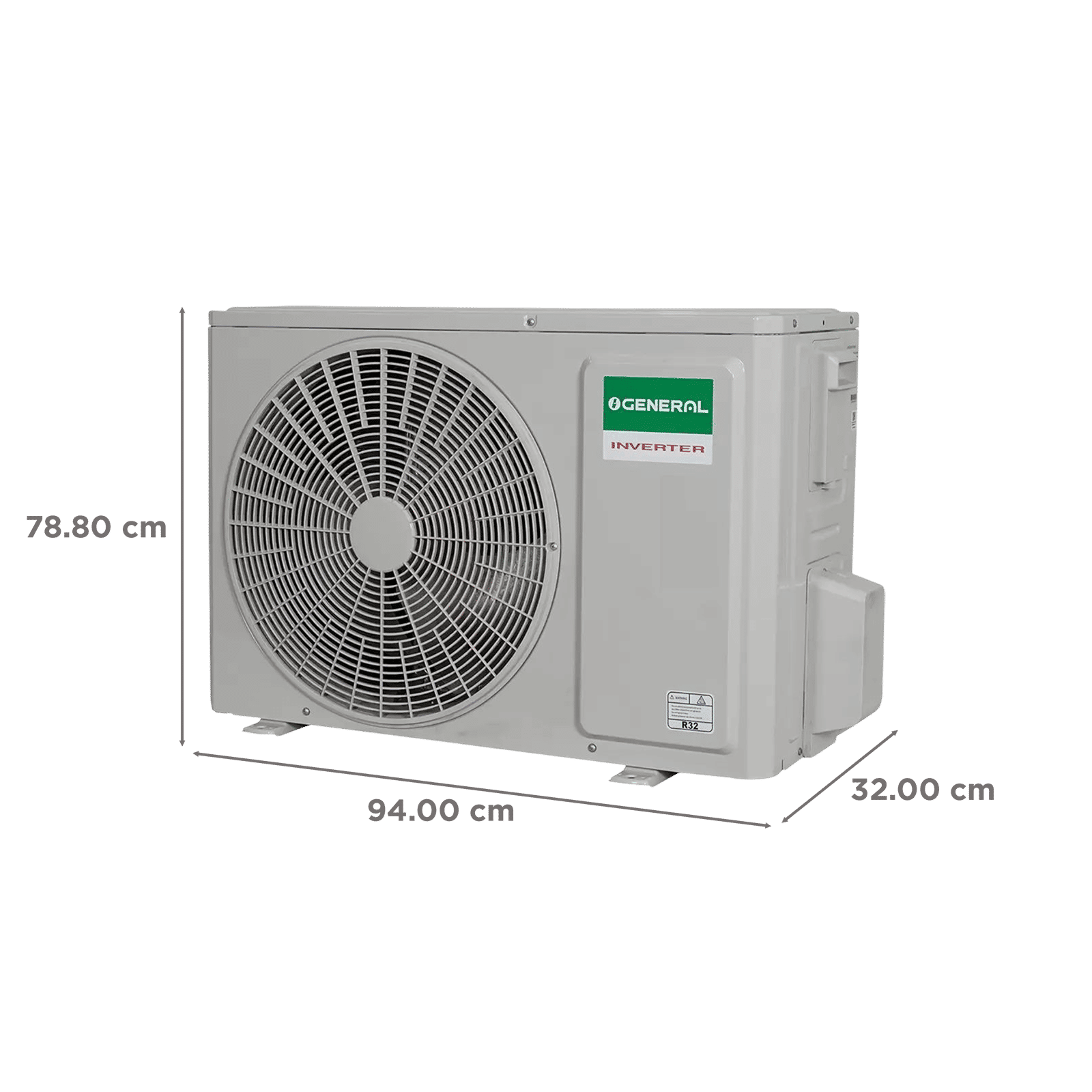 O GENERAL Buta 1.5 Ton 2 Star Split AC ( Copper Condenser, ASGA18BUTA-B)_4