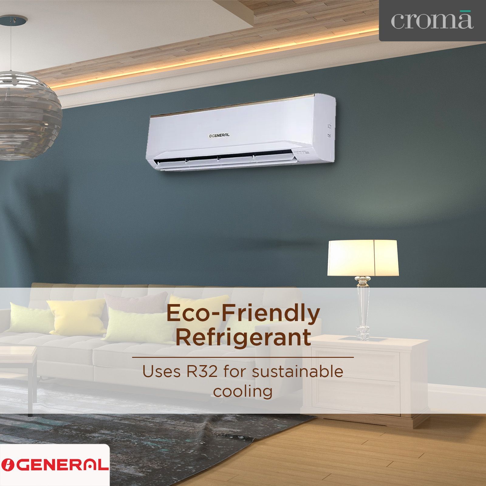 O GENERAL Buta 2 Ton 2 Star Split AC ( Copper Condenser, ASGA24BUTA-B) O GENERAL Buta 2 Ton 2 Star Split AC ( Copper Condenser, ASGA24BUTA-B)_10