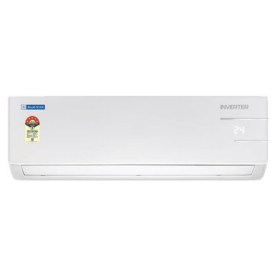 Blue Star YNUS 5 in 1 Convertible 1 Ton 5 Star Inverter Split Smart AC with Dust Filter (Copper Condenser, IC512YNUS)