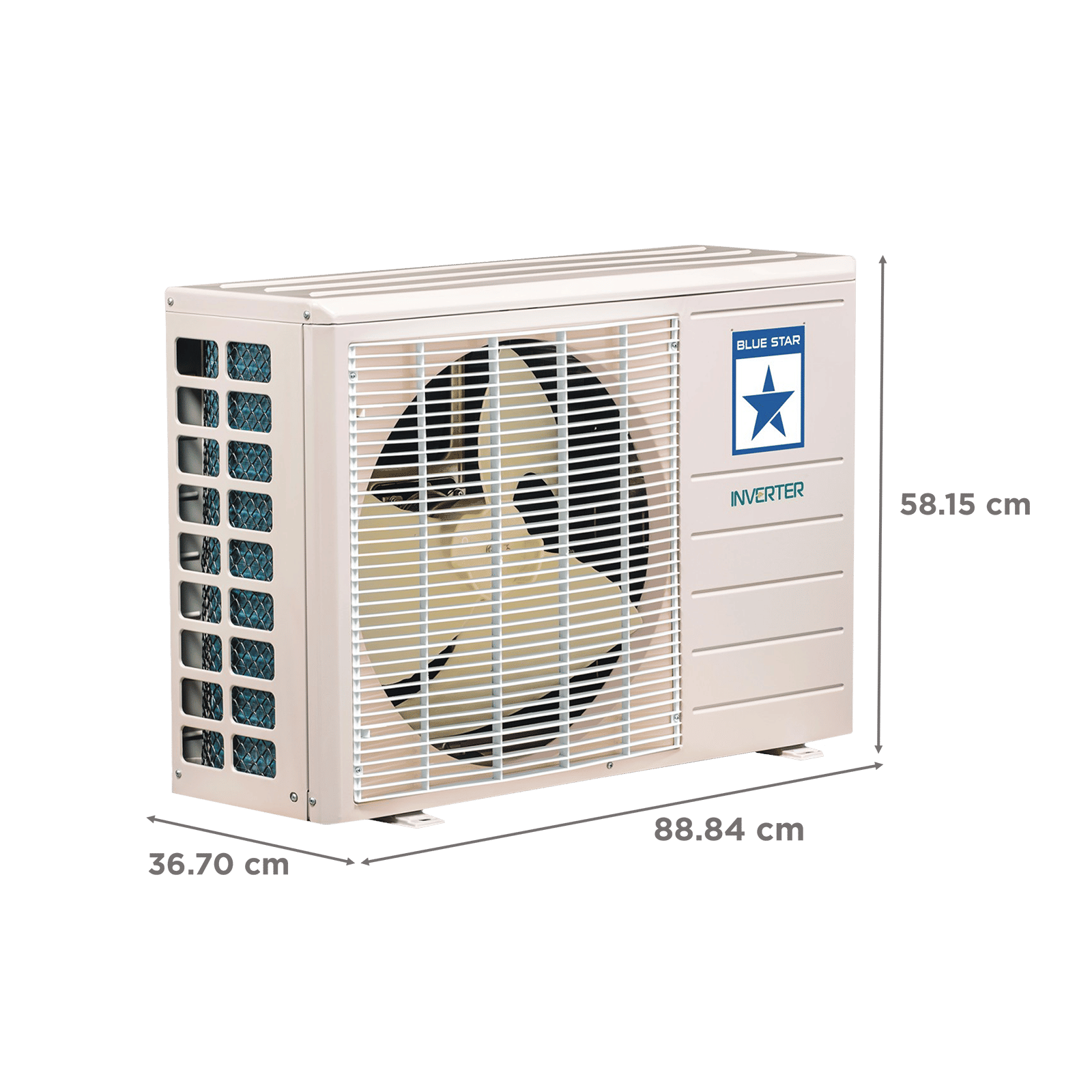 Blue Star YNUS 5 in 1 Convertible 1.5 Ton 5 Star Inverter Split Smart AC with Dust Filter (Copper Condenser, IC518YNUS) Blue Star YNUS 5 in 1 Convertible 1.5 Ton 5 Star Inverter Split Smart AC with Dust Filter (Copper Condenser, IC518YNUS)_5