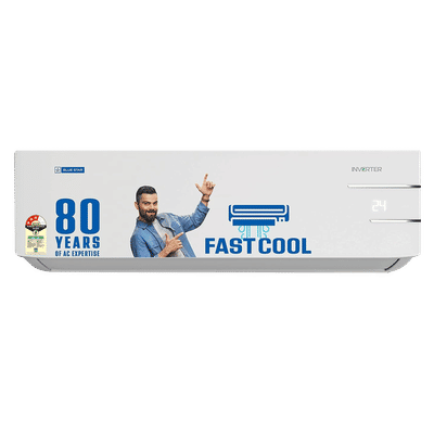 Blue Star YNU 5 in 1 Convertible 2 Ton 3 Star Inverter Split AC with Turbo Cool ( Copper Condenser, IC324YNU)
