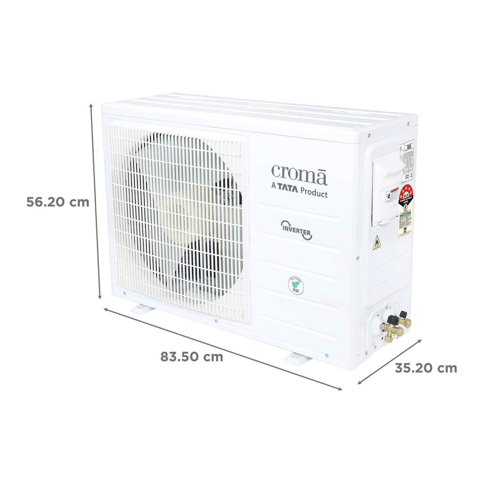 Croma 4 in 1 Convertible 1.5 Ton 5 Star Inverter Split AC with Dust Filter (Copper Condenser, CRLA018INF283261) Croma 4 in 1 Convertible 1.5 Ton 5 Star Inverter Split AC with Dust Filter (Copper Condenser, CRLA018INF283261)_5