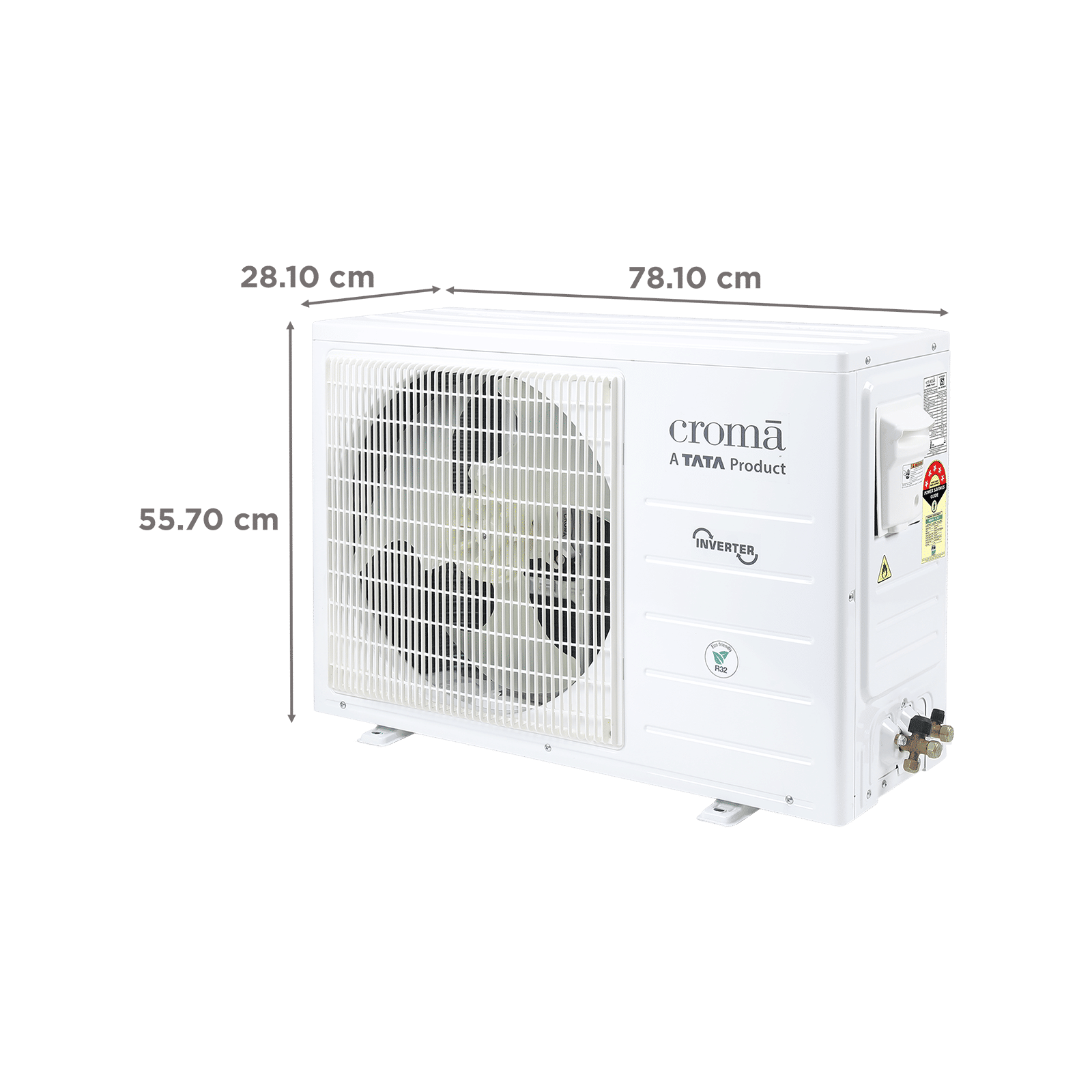Croma 5 in 1 Convertible 1 Ton 5 Star Inverter Split AC with Dust Filter ( Copper Condenser, CRLA012INF170268) Croma 5 in 1 Convertible 1 Ton 5 Star Inverter Split AC with Dust Filter ( Copper Condenser, CRLA012INF170268)_4