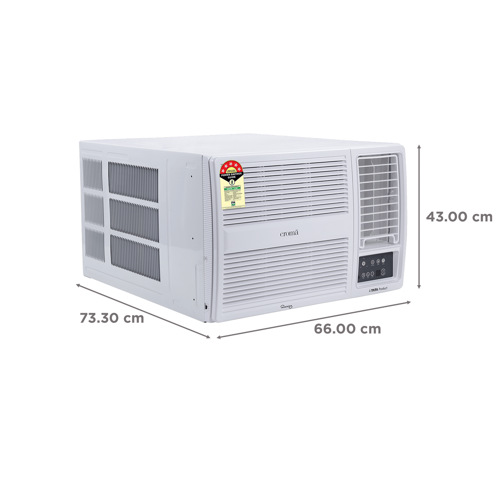 Croma 1.5 Ton 5 Star Inverter Window AC (Copper Condenser, Dust Filter, CRLA018WIF193353) Croma 1.5 Ton 5 Star Inverter Window AC (Copper Condenser, Dust Filter, CRLA018WIF193353)_4