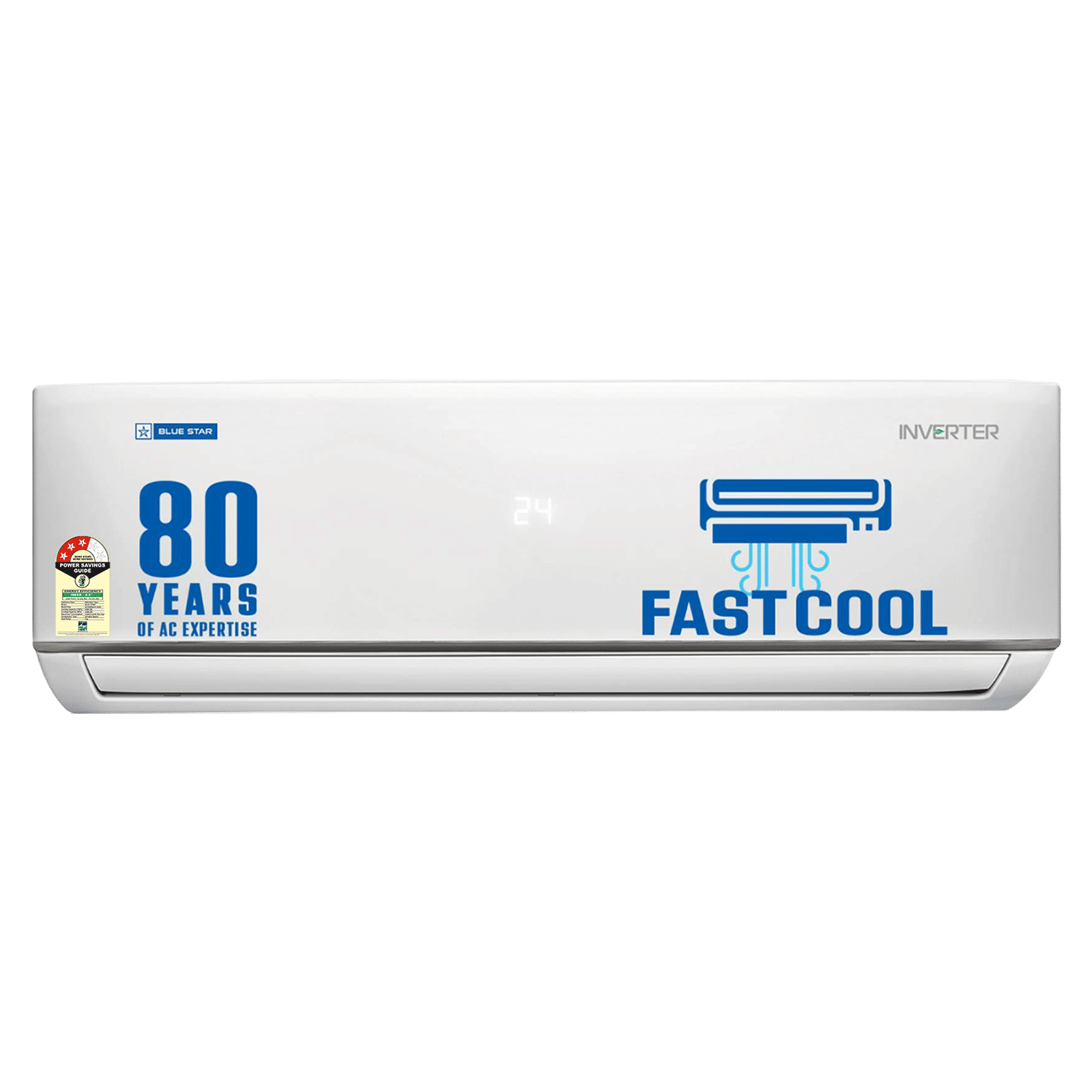 Blue Star D Series 5 in 1 Convertible 2 Ton 3 Star Hot & Cold Split AC with Nano BluProtect Technology (Copper Condenser, IA324DNUHC) Blue Star D Series 5 in 1 Convertible 2 Ton 3 Star Hot & Cold Split AC with Nano BluProtect Technology (Copper Condenser, IA324DNUHC)_1