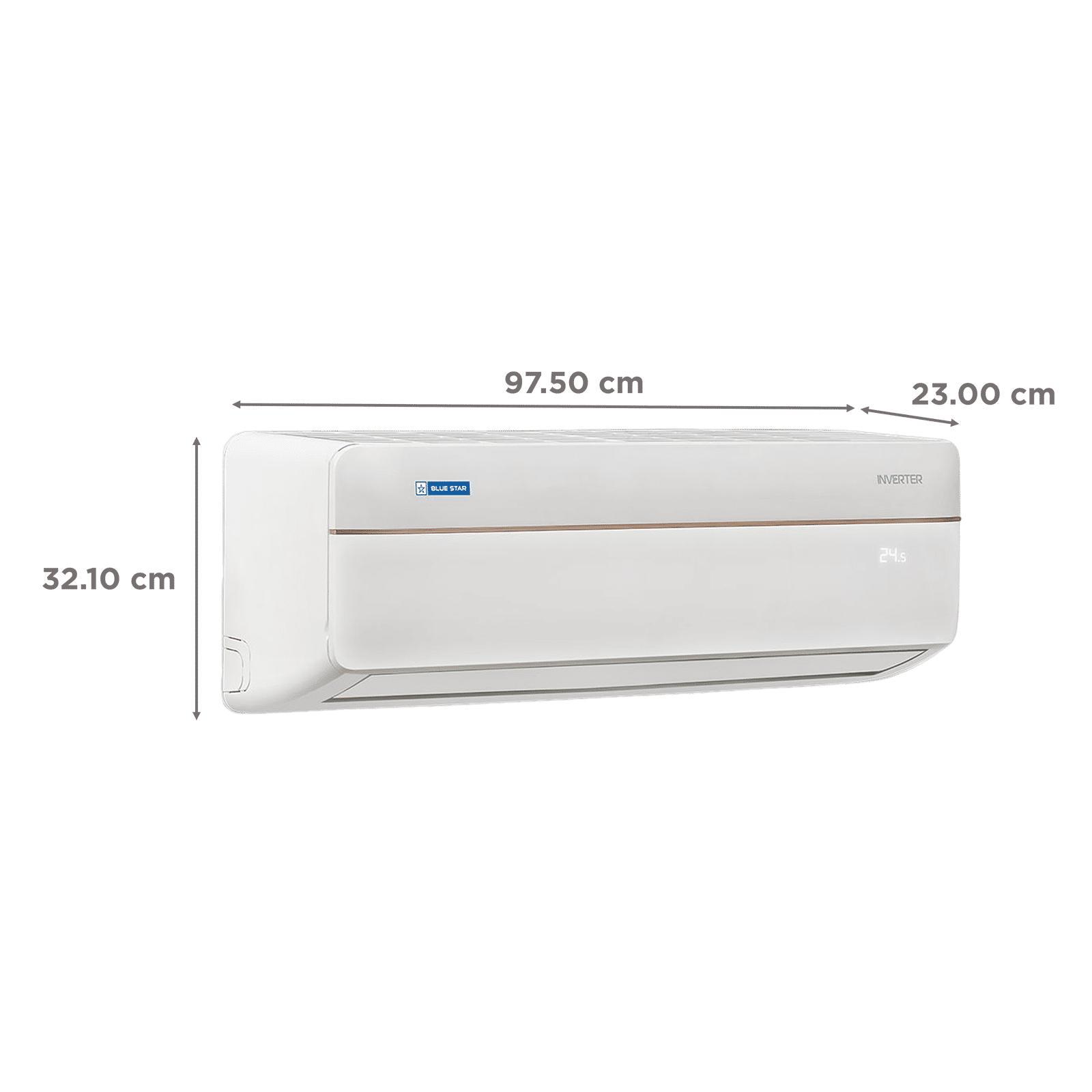 Blue Star V Series 6 in 1 Convertible 1.7 Ton 3 Star Inverter Split AC with Nano BluProtect Technology (Copper Condenser, IC319VCUHD)_4