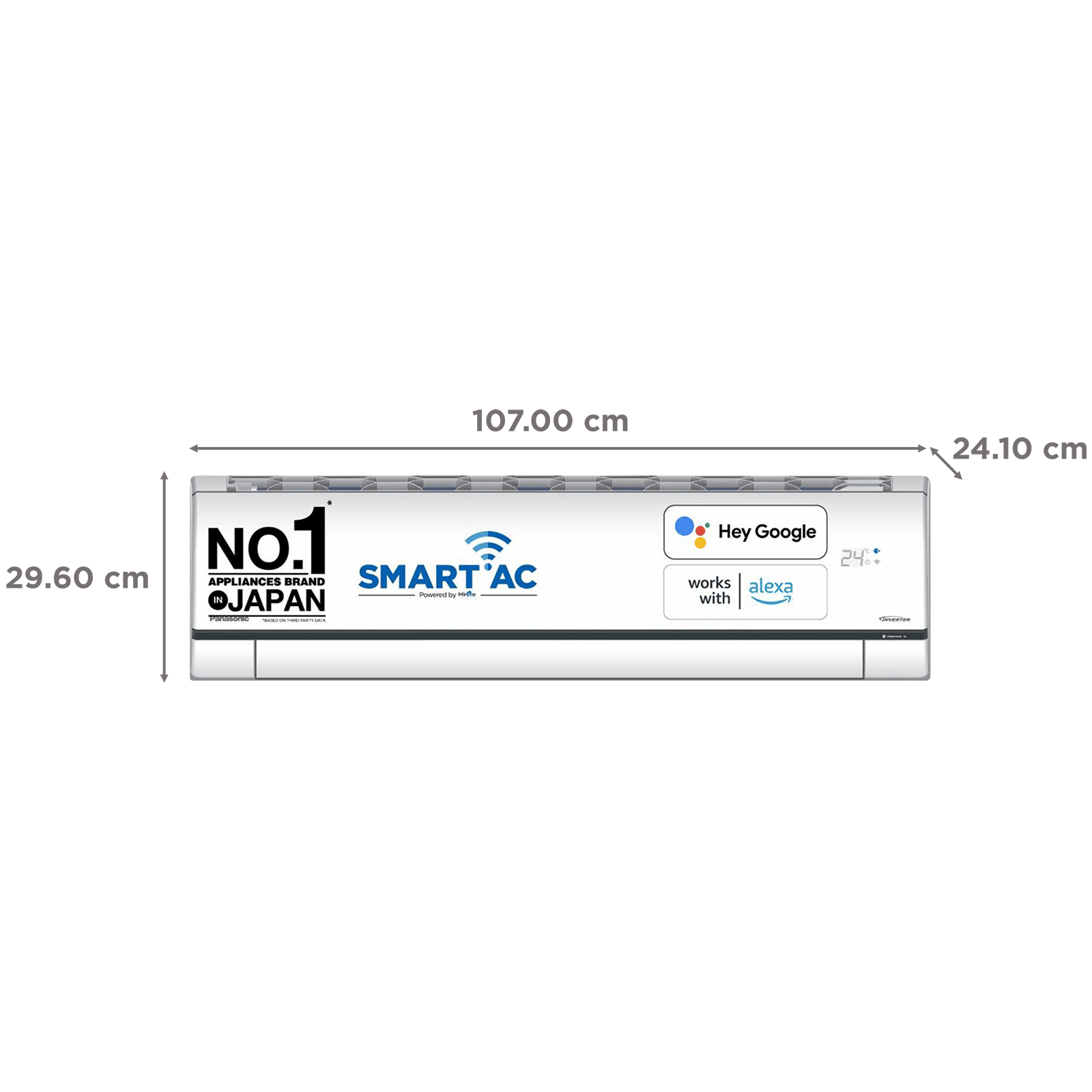 Panasonic XU 7 in 1 Convertible 1.5 Ton 5 Star Inverter Split Smart AC with Voice Control (Copper Condenser, CS/CU-XU18AKYF) Panasonic XU 7 in 1 Convertible 1.5 Ton 5 Star Inverter Split Smart AC with Voice Control (Copper Condenser, CS/CU-XU18AKYF)_4