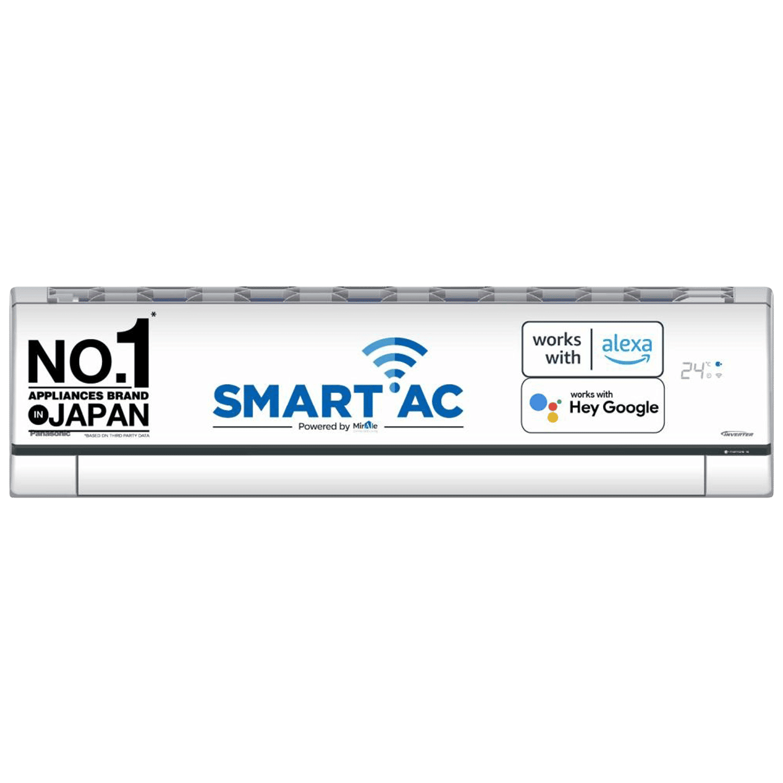 Panasonic AU 7 in 1 Convertible 1.5 Ton 3 Star Inverter Split Smart AC with Voice Assistant ( Copper Condenser, CS/CU-AU18AKYF) Panasonic AU 7 in 1 Convertible 1.5 Ton 3 Star Inverter Split Smart AC with Voice Assistant ( Copper Condenser, CS/CU-AU18AKYF)_1