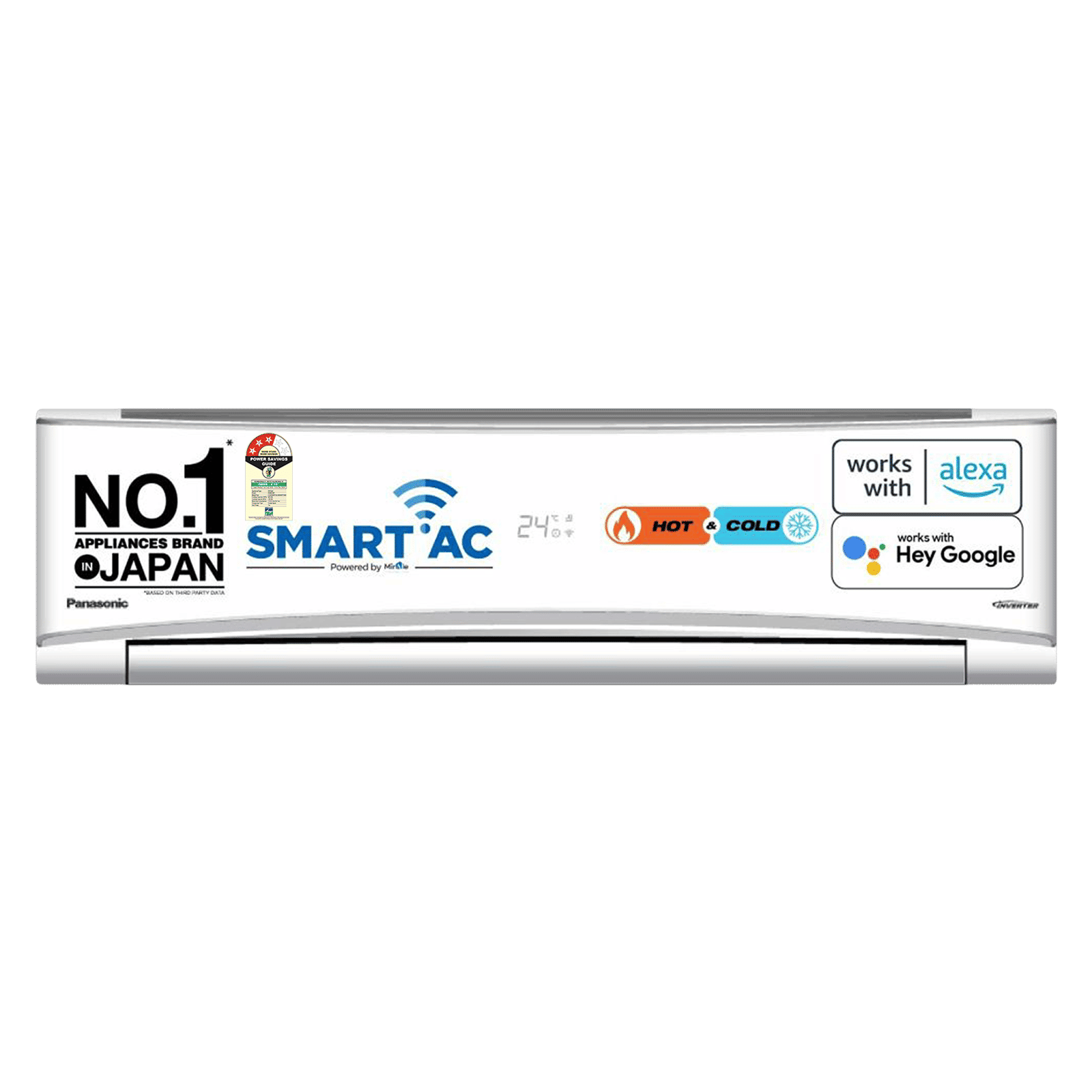 Panasonic KZ 7 in 1 Convertible 2 Ton 3 Star Hot & Cold Split Smart AC with Voice Assistant ( Copper Condenser, CS/CU-KZ24AKYF) Panasonic KZ 7 in 1 Convertible 2 Ton 3 Star Hot & Cold Split Smart AC with Voice Assistant ( Copper Condenser, CS/CU-KZ24AKYF)_1