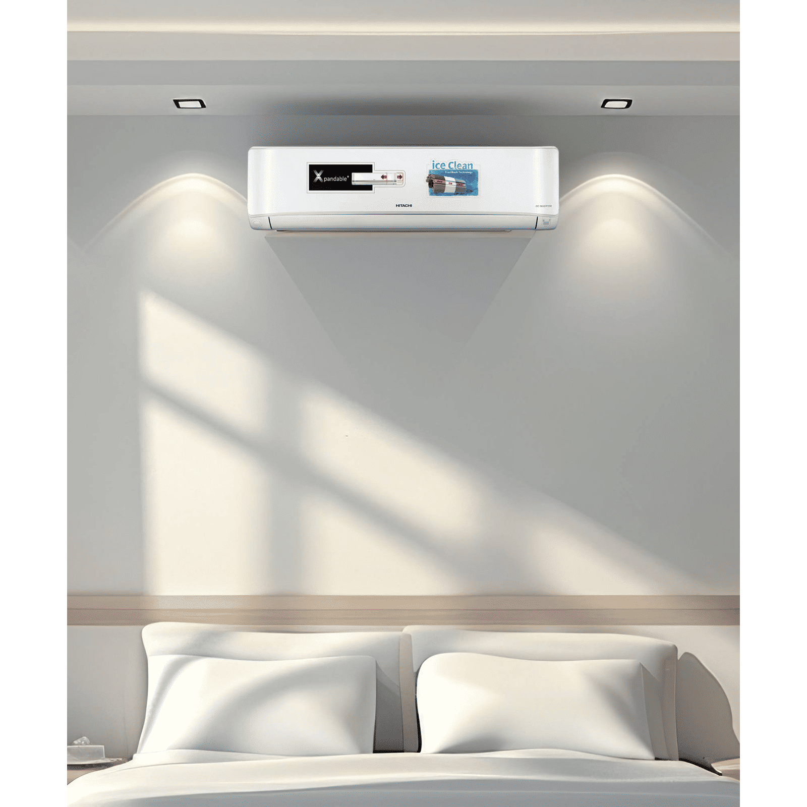 HITACHI iKasu 3400FXL 1.5 Ton 3 Star Inverter Split AC (Copper Condenser, Superfine Mesh Filter, RAS.G318PCBIBF) HITACHI iKasu 3400FXL 1.5 Ton 3 Star Inverter Split AC (Copper Condenser, Superfine Mesh Filter, RAS.G318PCBIBF)_7