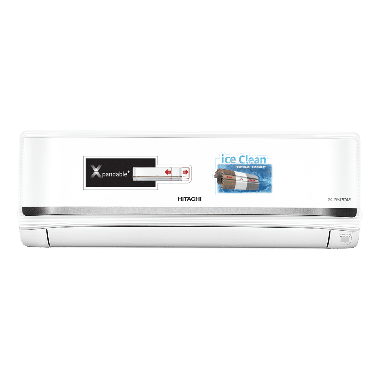 HITACHI Yoshi 5400FXL 1 Ton 5 Star Inverter Split AC (Copper Condenser, Anti-bacterial Superfine Mesh Filter, RAS.G512PCAISF)_1