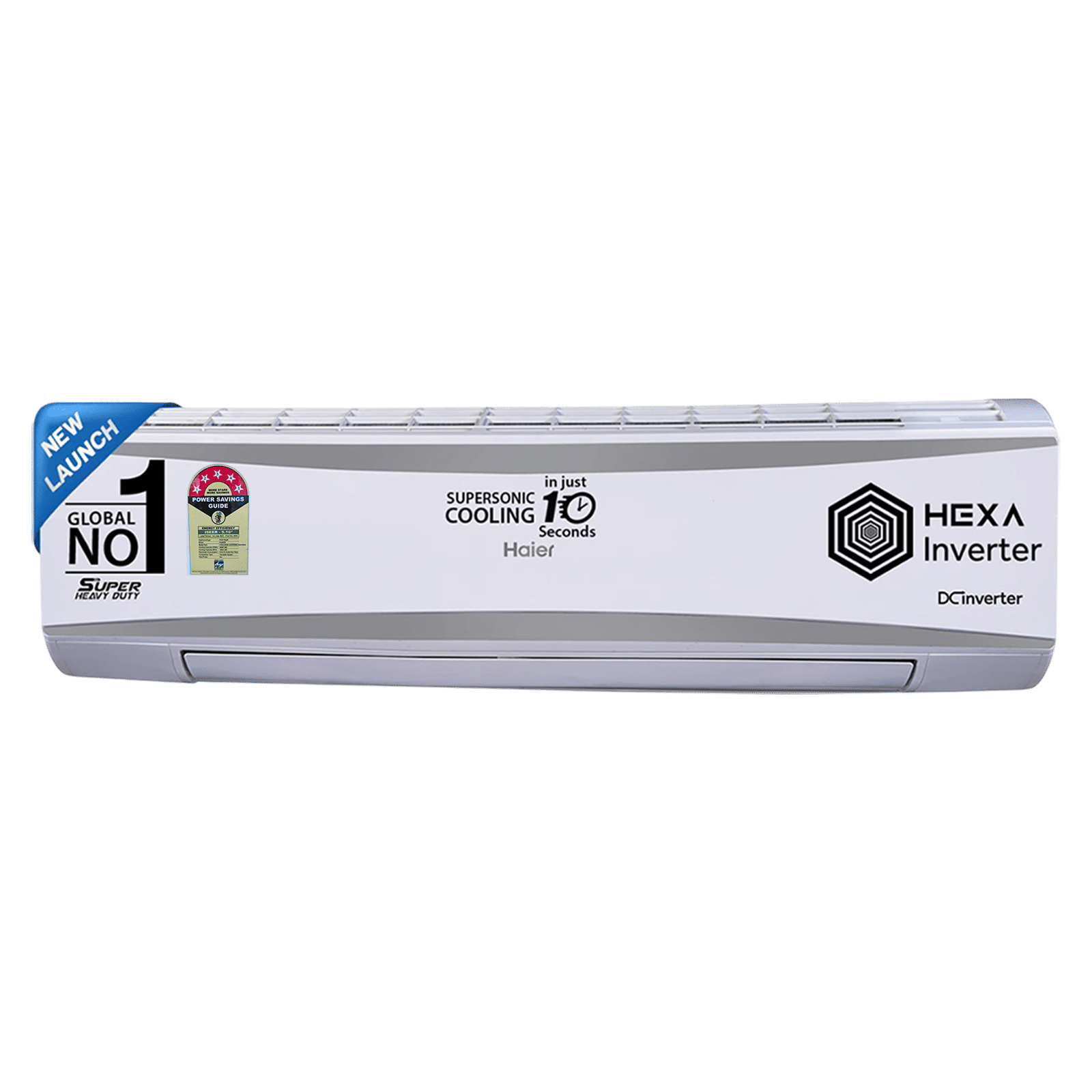 Haier Heavy Duty 7 in 1 Convertible 2 Ton 5 Star Hexa Inverter Split AC (Copper Condenser, Anti Dust Filter, HSU24HD-AOW5BN-INV)_1