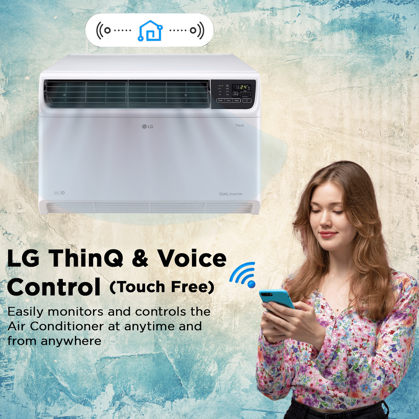 LG TW 4 in 1 Convertible 1.5 Ton 3 Star Dual Inverter Window Smart AC with Wi-Fi Supported (Copper Condenser, TW-Q18WWXA.ASLG) LG TW 4 in 1 Convertible 1.5 Ton 3 Star Dual Inverter Window Smart AC with Wi-Fi Supported (Copper Condenser, TW-Q18WWXA.ASLG)_17