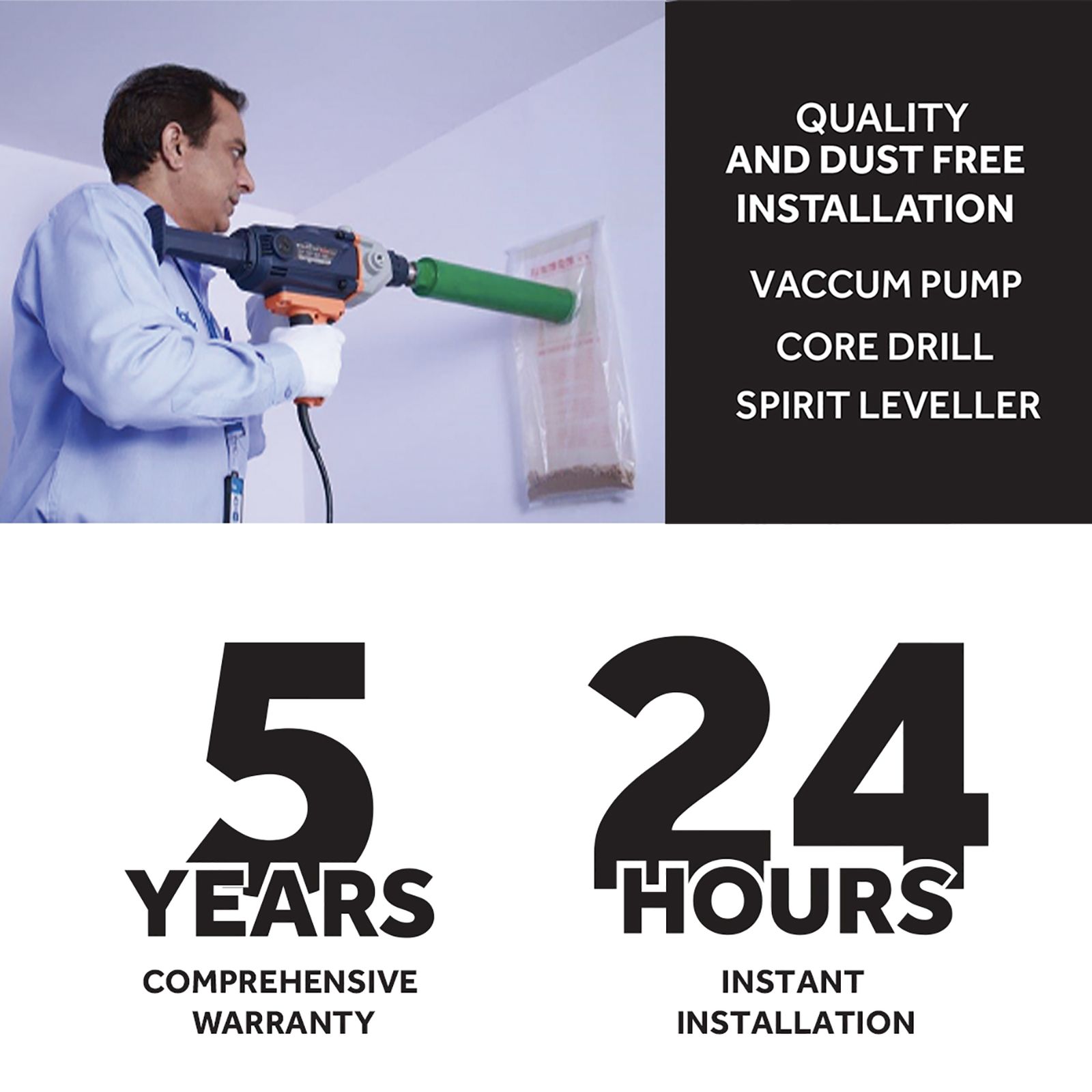 Haier Kinouchi 7 in 1 Convertible 1.6 Ton 5 Star Triple Inverter Plus Split AC with Frost Self Clean Technology ( Copper Condenser, HSU19K-PYC5BN-INV)_16