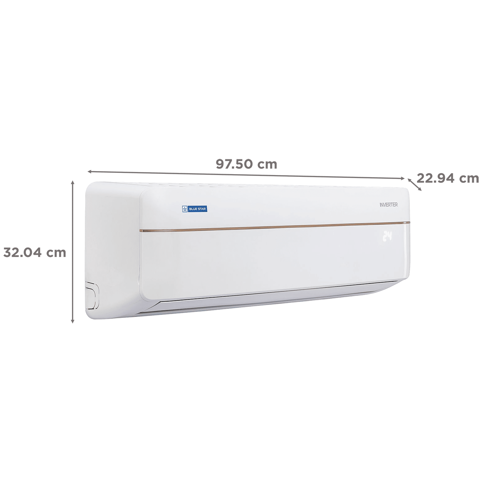 Blue Star V Series 5 in 1 Convertible 1.5 Ton 3 Star Inverter Split AC with DigiQ Penta Sensor (Copper Condenser, IC318VNU) Blue Star V Series 5 in 1 Convertible 1.5 Ton 3 Star Inverter Split AC with DigiQ Penta Sensor (Copper Condenser, IC318VNU)_4