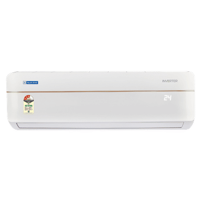Blue Star V Series 5 in 1 Convertible 1.5 Ton 3 Star Inverter Split Smart AC with Voice Command Technology (Copper Condenser, IC318VNUS)