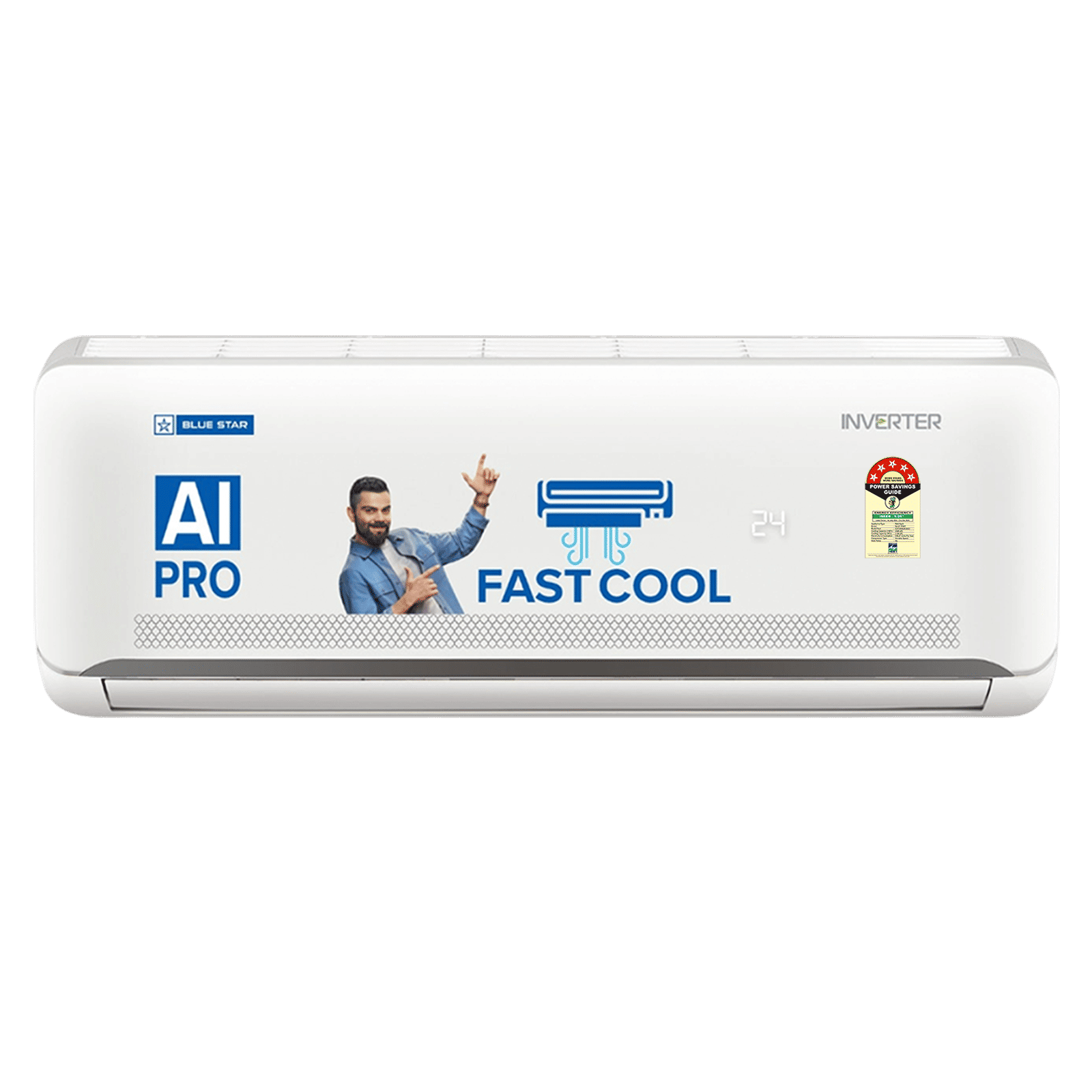 Blue Star N Series 5 in 1 Convertible 1 Ton 5 Star Inverter Split AC with DigiQ Penta Sensor (Copper Condenser, IC512NNUR)_1