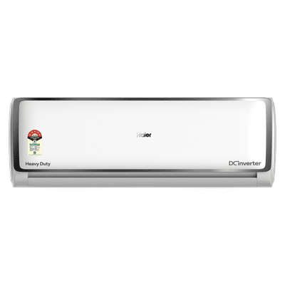 Haier Elegante Heavy Duty 7 in 1 Convertible 1 Ton 5 Star Hexa Inverter Split AC with Micro Antimicrobial Protection (Copper Condenser, HSU14E-TXS5BN-INV)