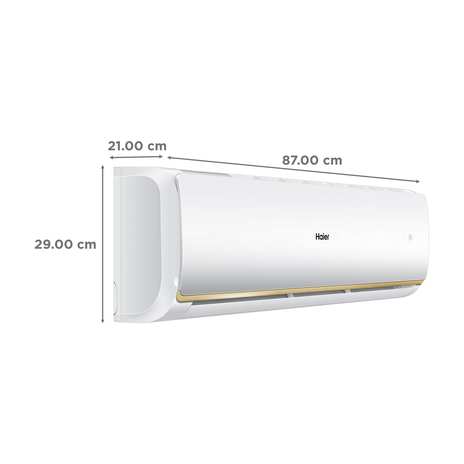 Haier Elegante Heavy Duty 7 in 1 Convertible 1 Ton 3 Star Triple Inverter Plus Split AC with Frost Self Clean ( Copper Condenser, HSU14C-TQG3BN-INV)_4