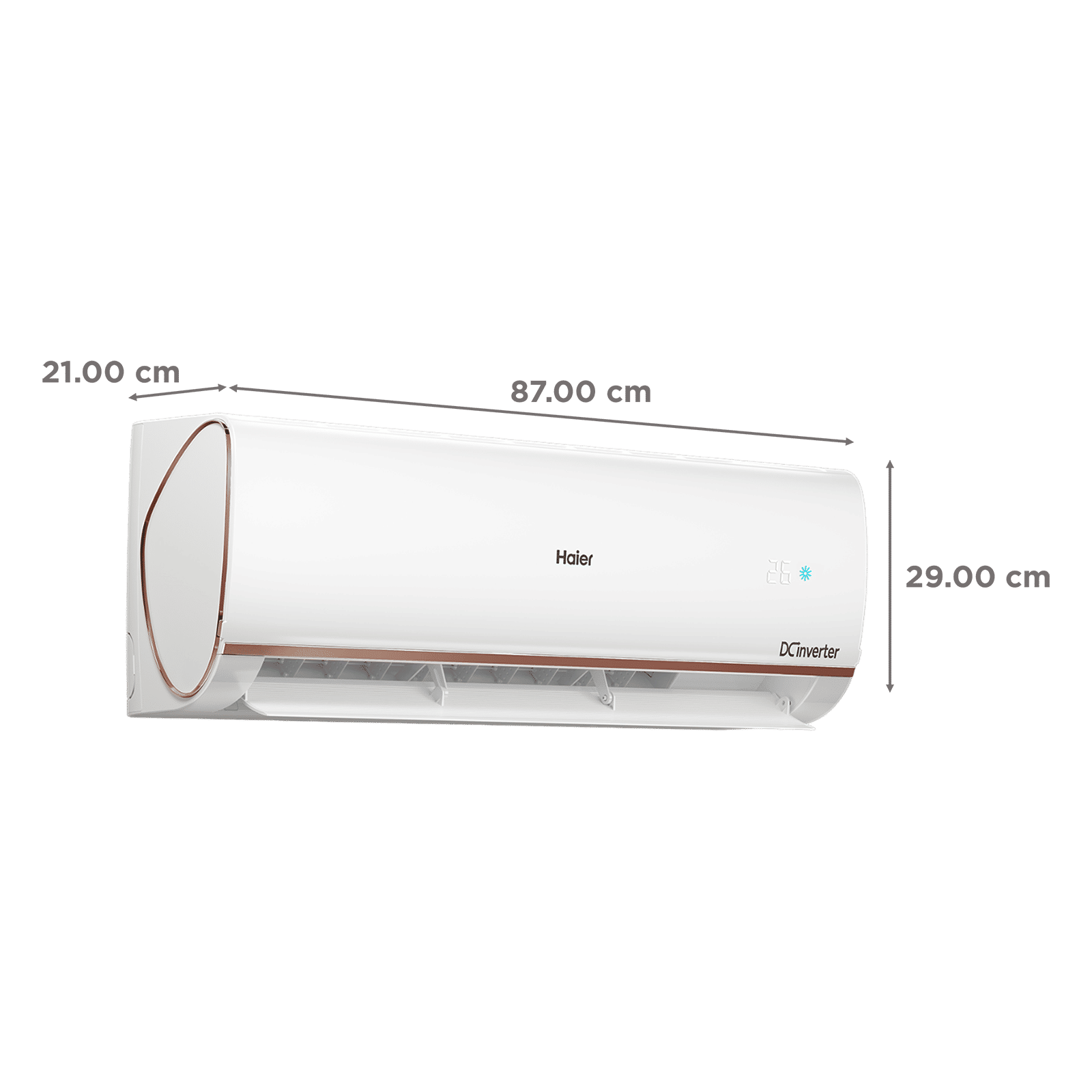 Haier Kinouchi Pro 7 in 1 Convertible 1 Ton 3 Star Triple Inverter Plus Split Smart AC with Voice Control (Copper Condenser, HSU13K-PYFR3BN-INV)_3