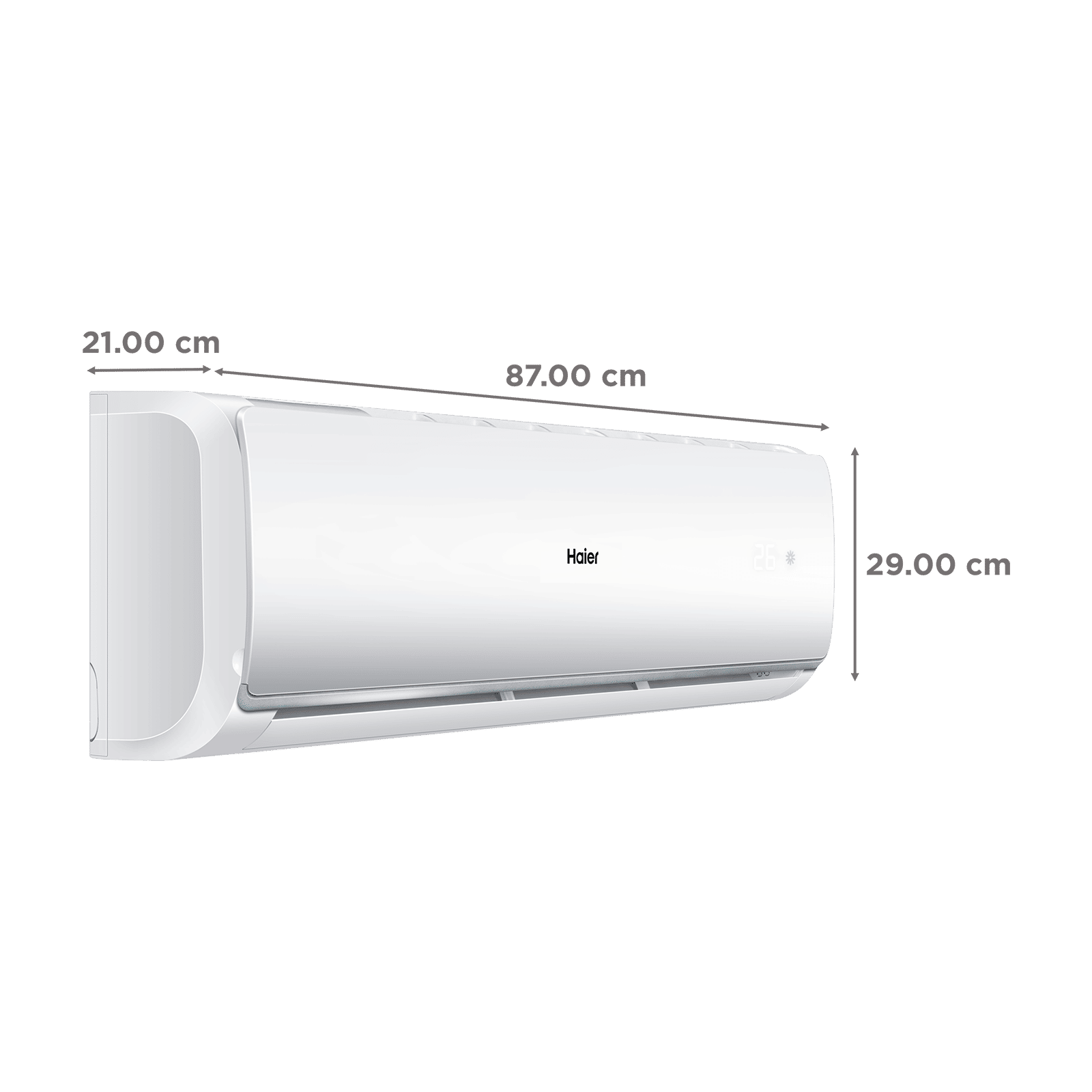 Haier Clean Cool Plus 7 in 1 Convertible 1 Ton 3 Star Triple Inverter Plus Split AC with Anti Dust Filter (Copper Condenser, HSU13C-TQS3BN-INV)_4