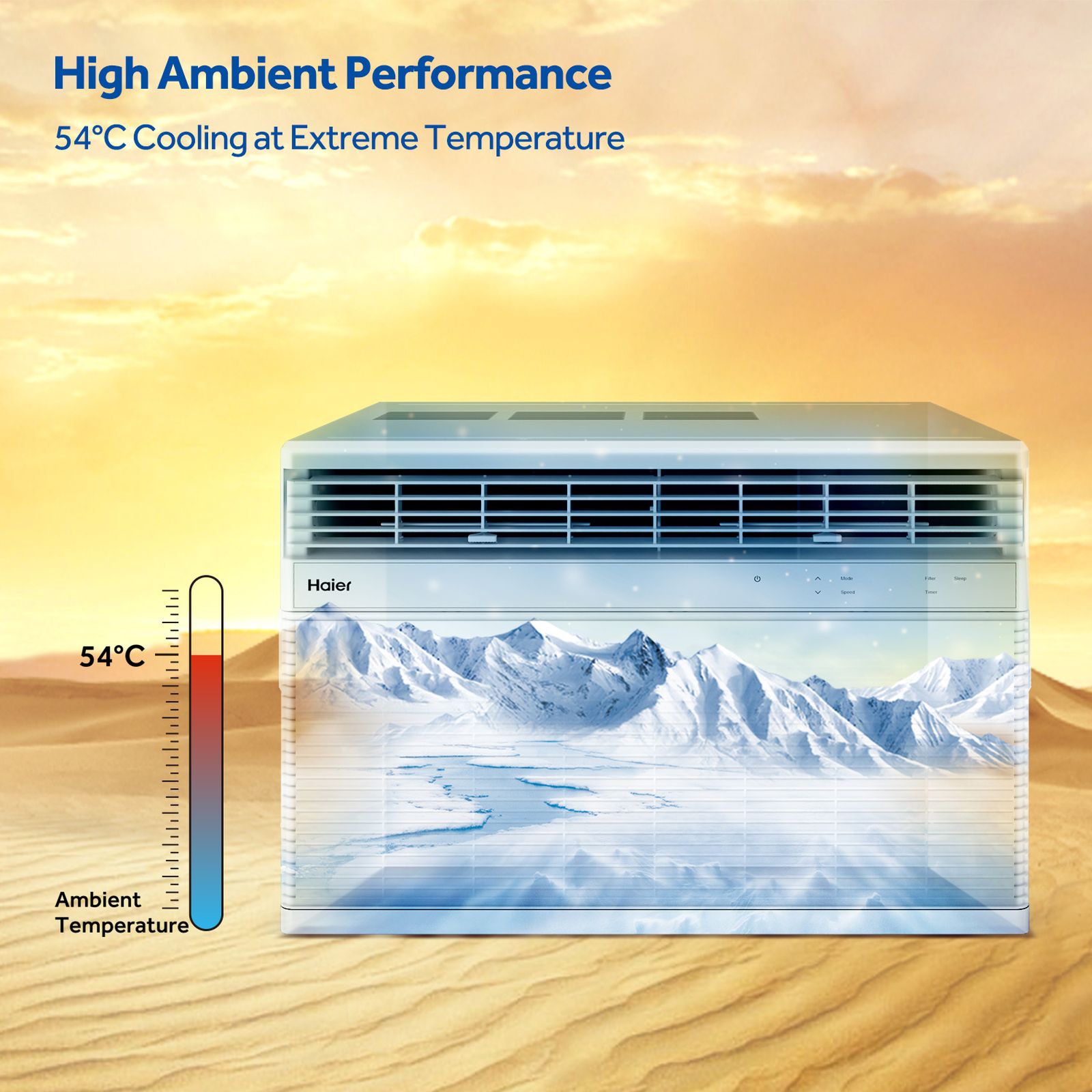 Haier 1.5 Ton 3 Star Twin Inverter Window AC (Copper Condenser, Super Micro Anti Bacterial Filter, HWU18I-AOW3BN-INV) Haier 1.5 Ton 3 Star Twin Inverter Window AC (Copper Condenser, Super Micro Anti Bacterial Filter, HWU18I-AOW3BN-INV)_16