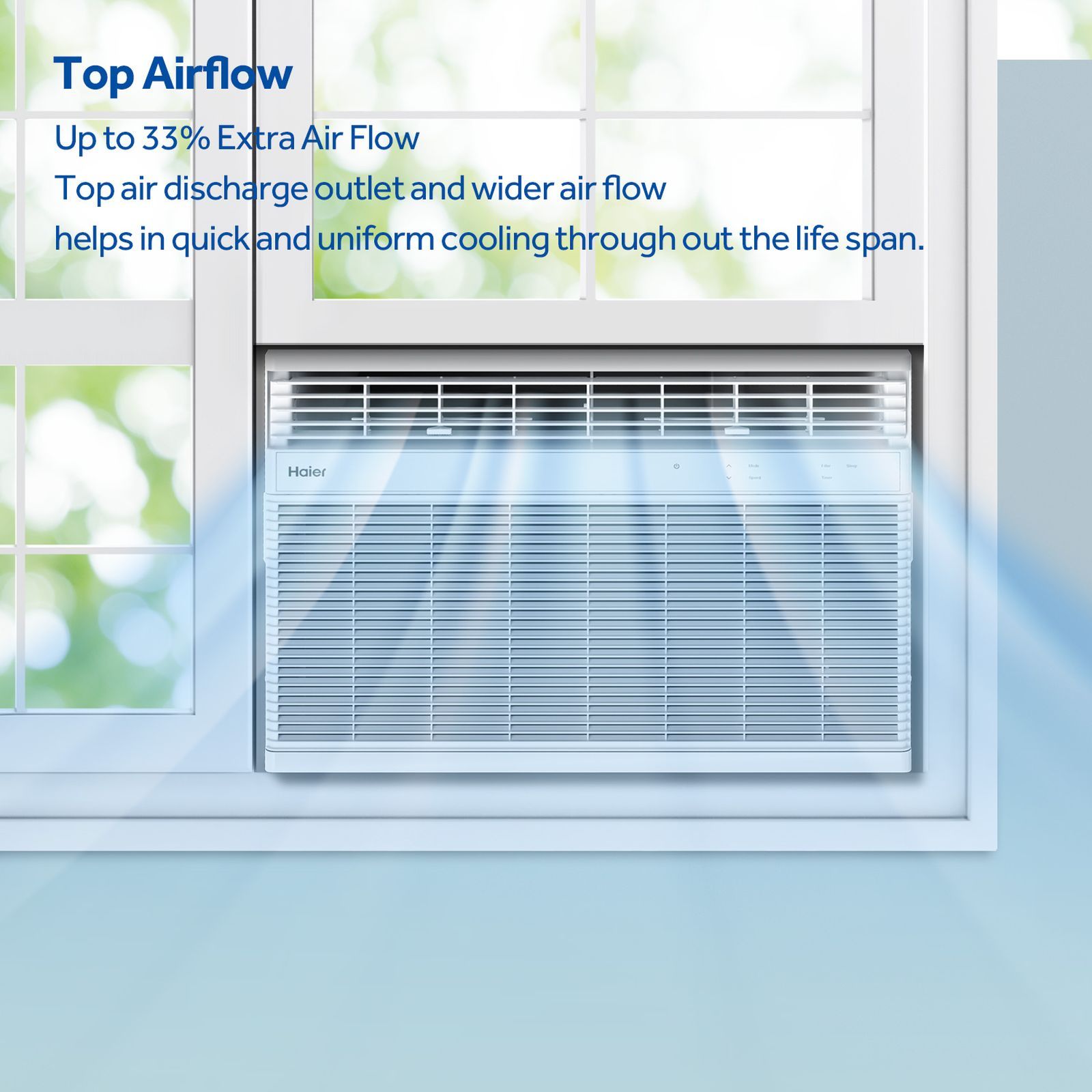 Haier 1.5 Ton 3 Star Fixed Speed Window AC (Copper Condenser, Anti Bacterial Filter, HWU18TF-EW3BE-FS)_9