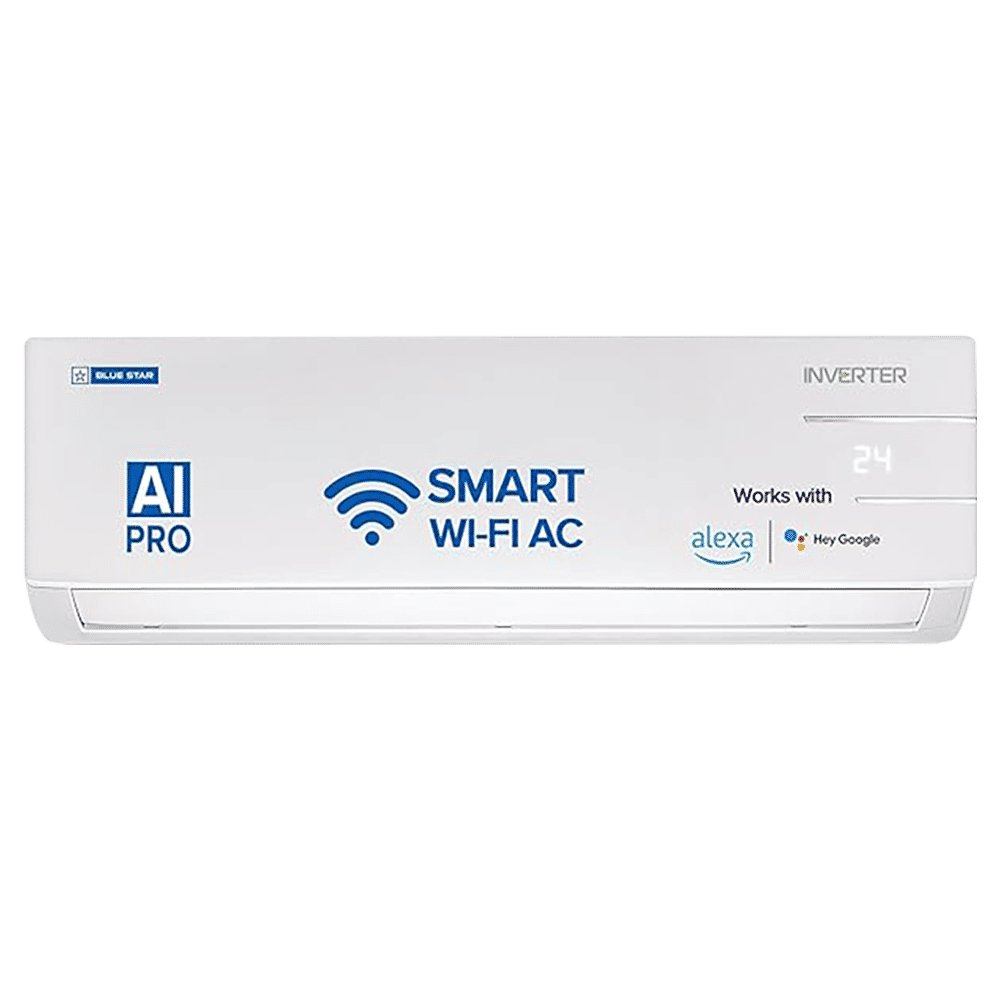 Blue Star Y Series 5 in 1 Convertible 1.5 Ton 5 Star Inverter Split Smart AC with Voice Command Technology (Copper Condenser, IC518YNURS)_1