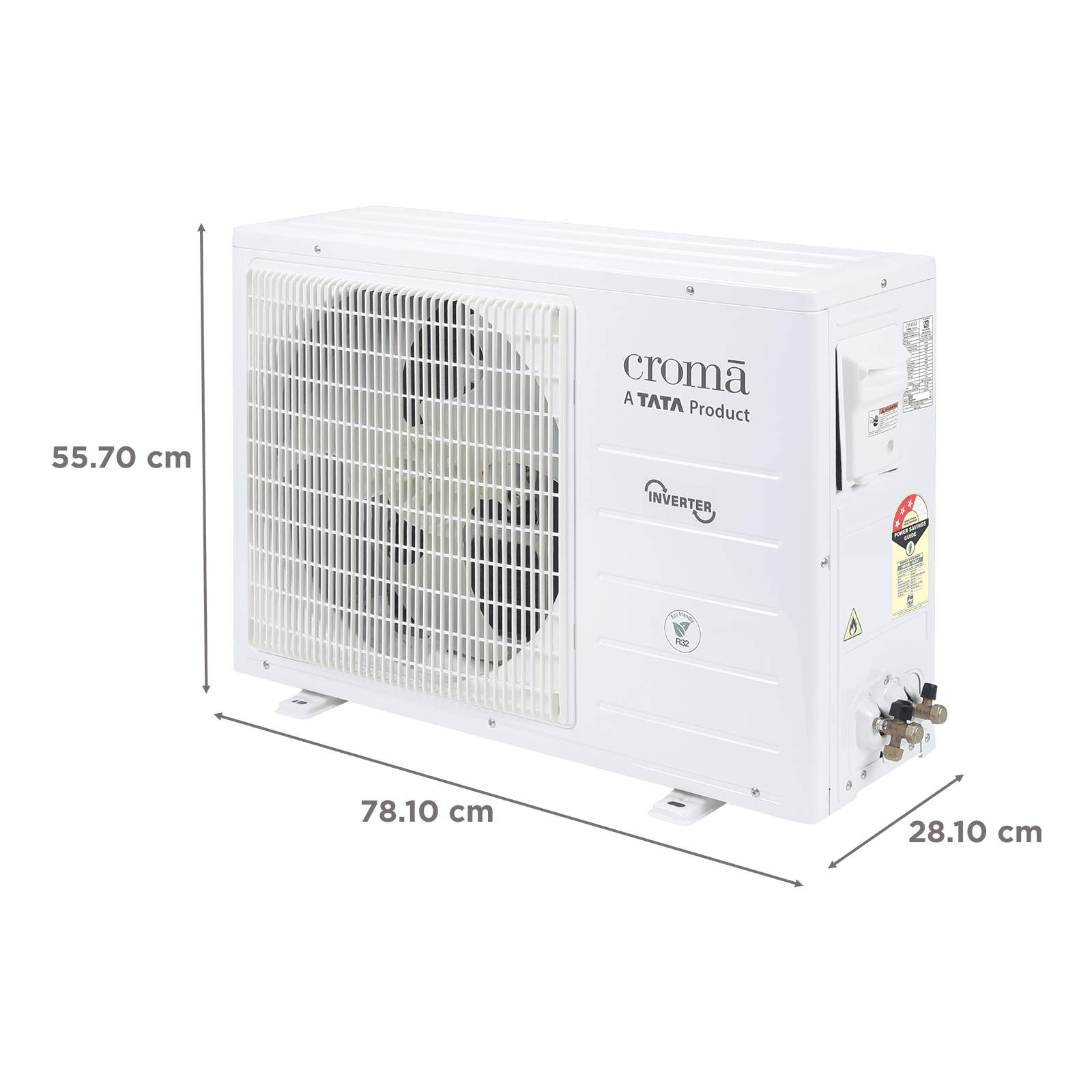 Croma 5 in 1 Convertible 1.5 Ton 3 Star Hot & Cold Split AC with PM 2.5 Filter (Copper Condenser, CRLAH18IND170266) Croma 5 in 1 Convertible 1.5 Ton 3 Star Hot & Cold Split AC with PM 2.5 Filter (Copper Condenser, CRLAH18IND170266)_4