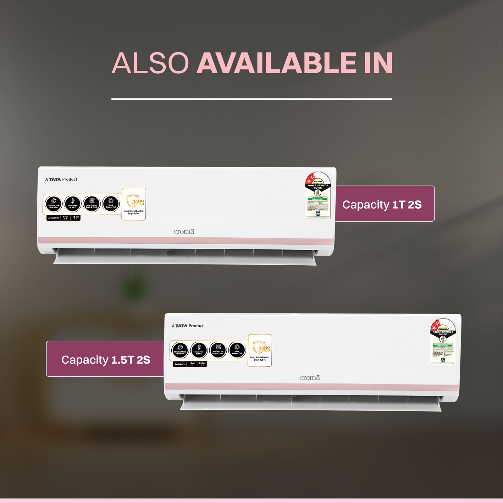 Croma 1.5 Ton 2 Star Split AC (Copper Condenser, Dust Filter) Croma 1.5 Ton 2 Star Split AC (Copper Condenser, Dust Filter)_17