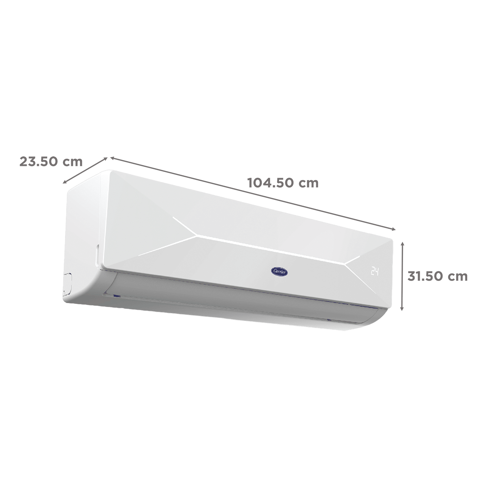 Carrier Xcel Lumo Exi 6 in 1 Convertible 2 Ton 3 Star Inverter Split AC with Auto Cleanser (Copper Condenser, CAI24CL3R34F0) Carrier Xcel Lumo Exi 6 in 1 Convertible 2 Ton 3 Star Inverter Split AC with Auto Cleanser (Copper Condenser, CAI24CL3R34F0)_4