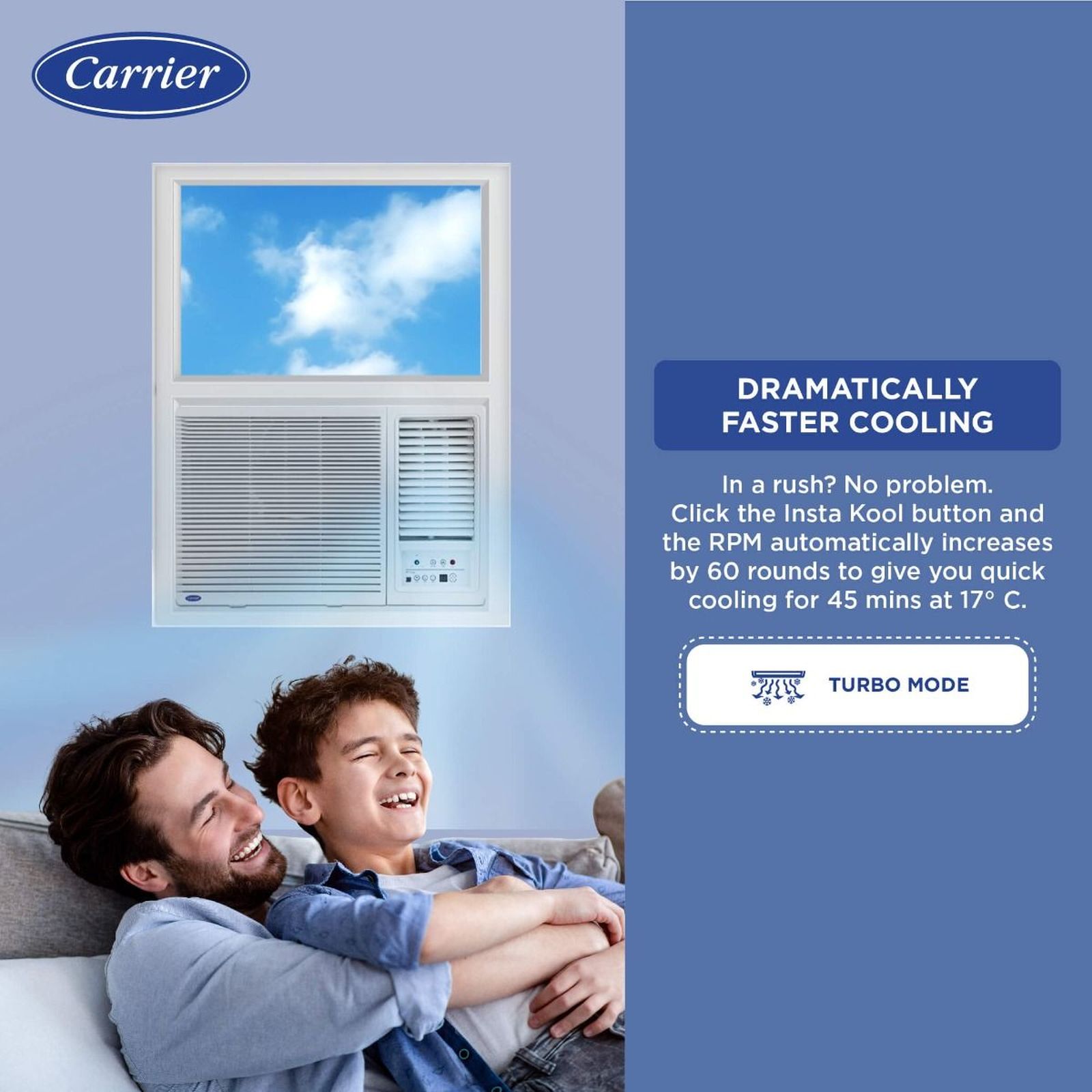 Carrier Estrella Ex 2 Ton 3 Star Fixed Speed Window AC (Copper Condenser, Dust Filter, CAW24EC3R32F0) Carrier Estrella Ex 2 Ton 3 Star Fixed Speed Window AC (Copper Condenser, Dust Filter, CAW24EC3R32F0)_16