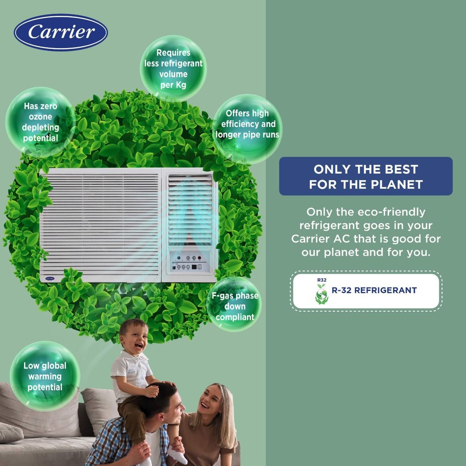 Carrier Estrella Ex 2 Ton 3 Star Fixed Speed Window AC (Copper Condenser, Dust Filter, CAW24EC3R32F0) Carrier Estrella Ex 2 Ton 3 Star Fixed Speed Window AC (Copper Condenser, Dust Filter, CAW24EC3R32F0)_20