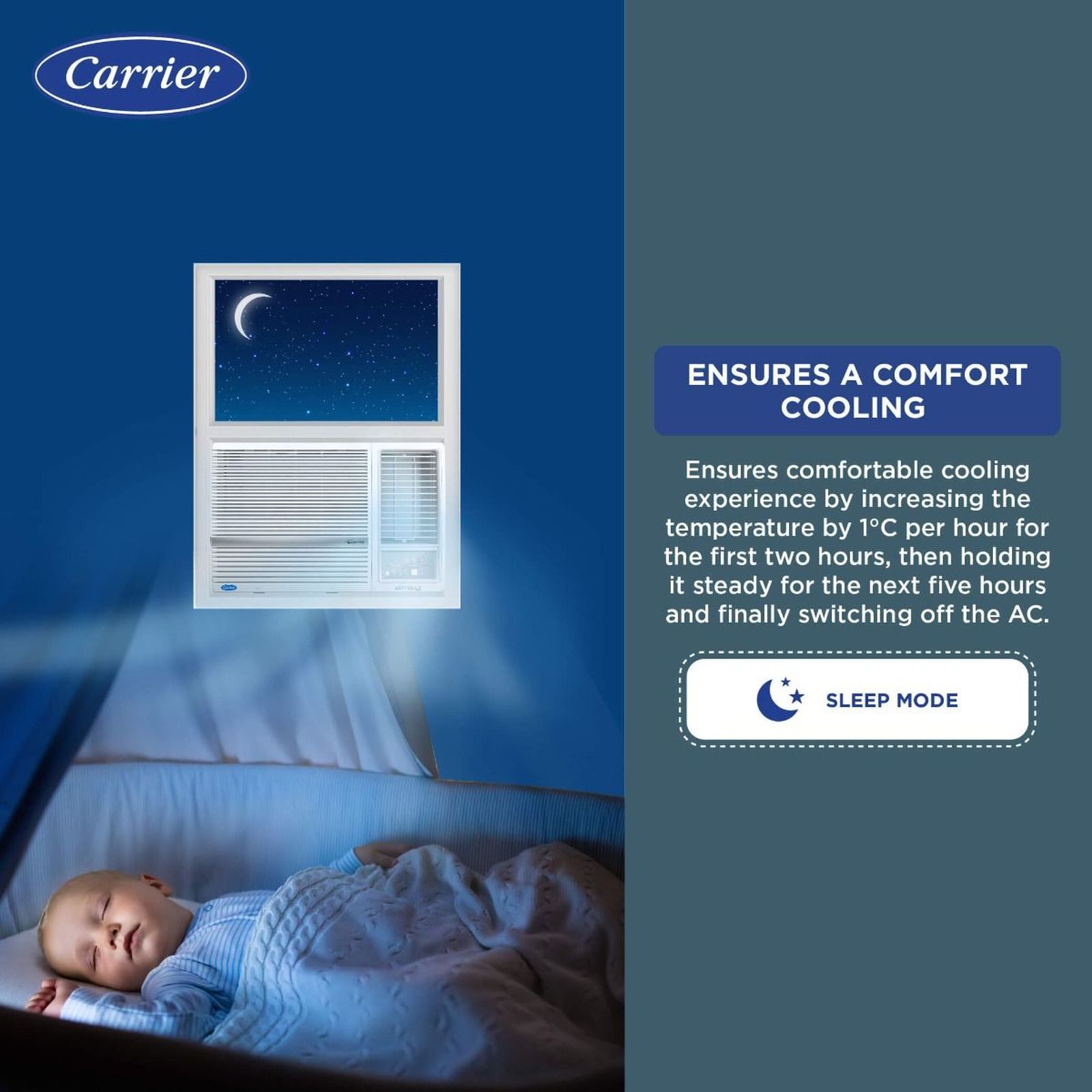 Carrier Estrella Exi 1.5 Ton 5 Star Inverter Window AC (Copper Condenser, Dust Filter, CIW18EC5R32F0) Carrier Estrella Exi 1.5 Ton 5 Star Inverter Window AC (Copper Condenser, Dust Filter, CIW18EC5R32F0)_14