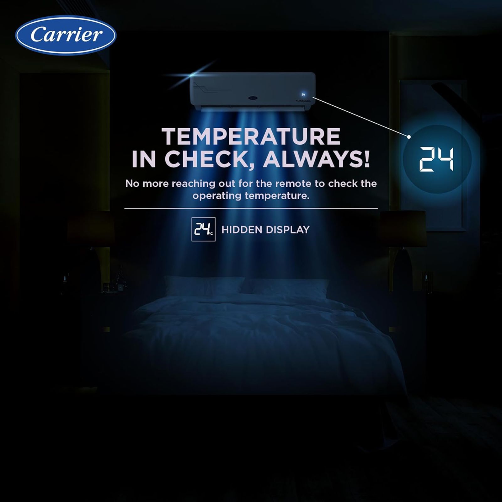 Carrier Ester Neo Plus Exi 6 in 1 Convertible 1 Ton 3 Star Inverter Split AC with Auto Cleanser (Copper Condenser, CAI12ER3R34F0) Carrier Ester Neo Plus Exi 6 in 1 Convertible 1 Ton 3 Star Inverter Split AC with Auto Cleanser (Copper Condenser, CAI12ER3R34F0)_9