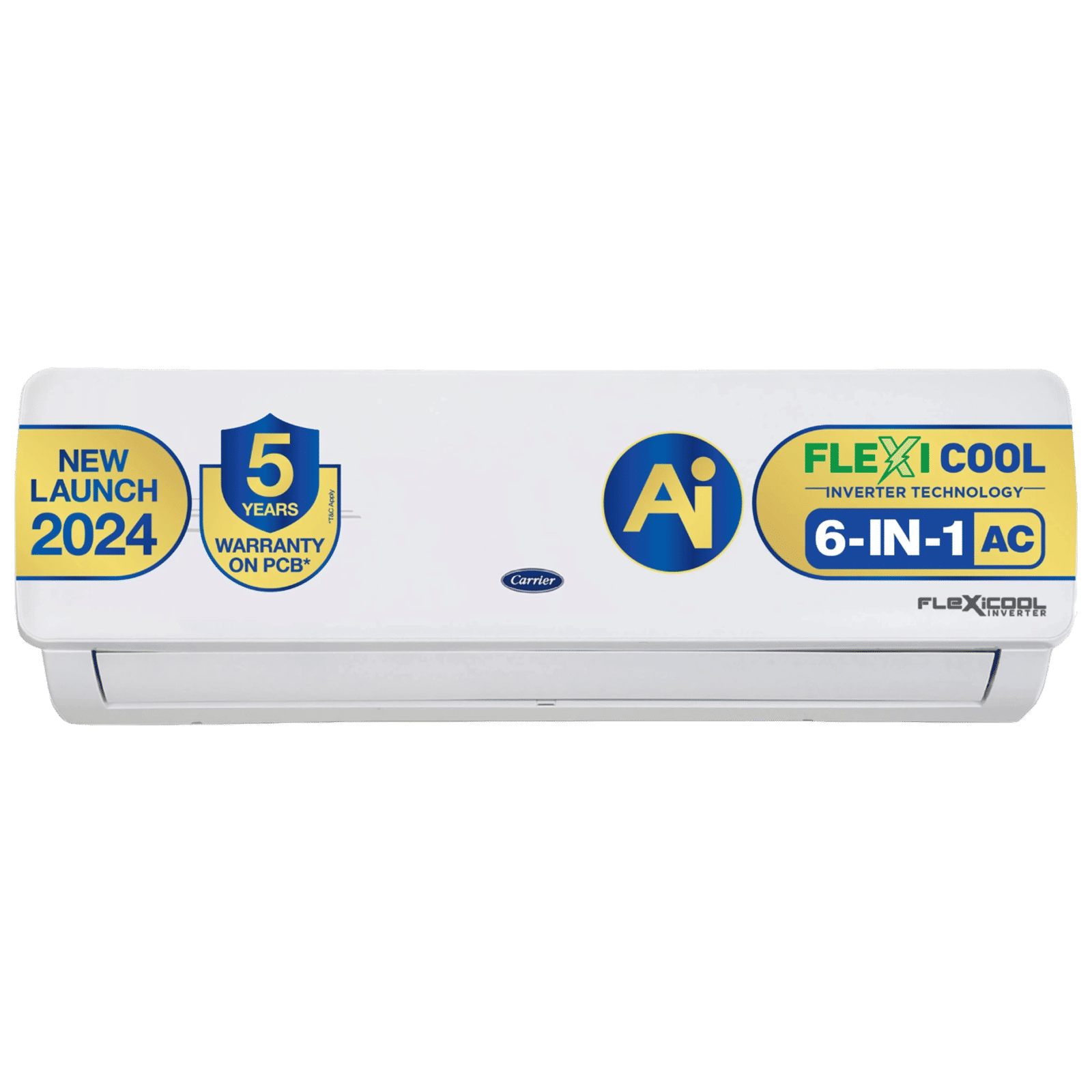 Carrier Ester Neo Plus Exi 6 in 1 Convertible 1.5 Ton 3 Star Inverter Split AC with Auto Cleanser (Copper Condenser, CAI18ER3R34F0)_1