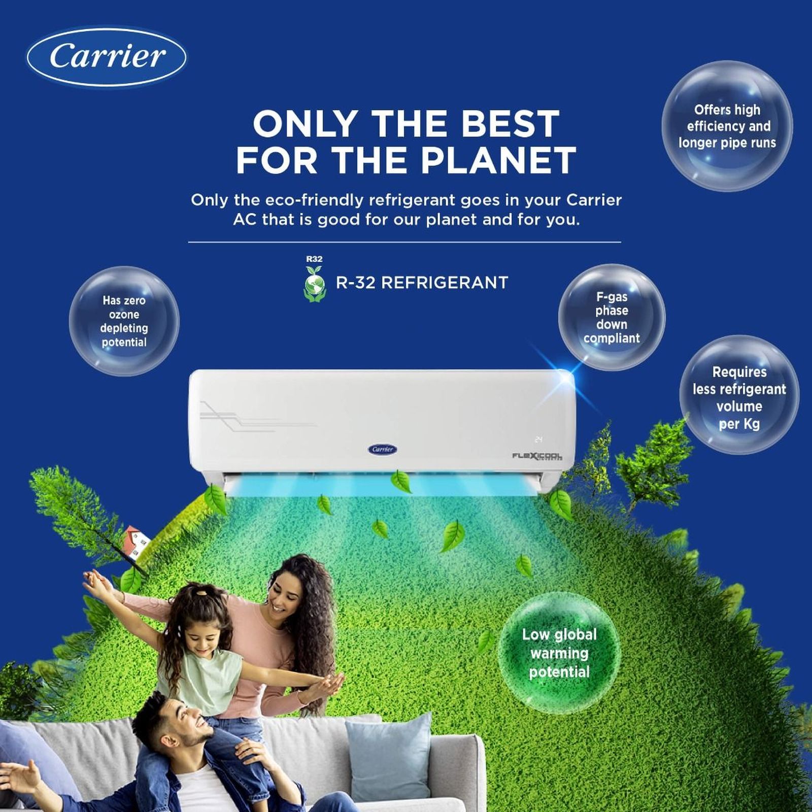 Carrier Ester Neo Plus Exi 6 in 1 Convertible 1.5 Ton 3 Star Inverter Split AC with Auto Cleanser (Copper Condenser, CAI18ER3R34F0)_7