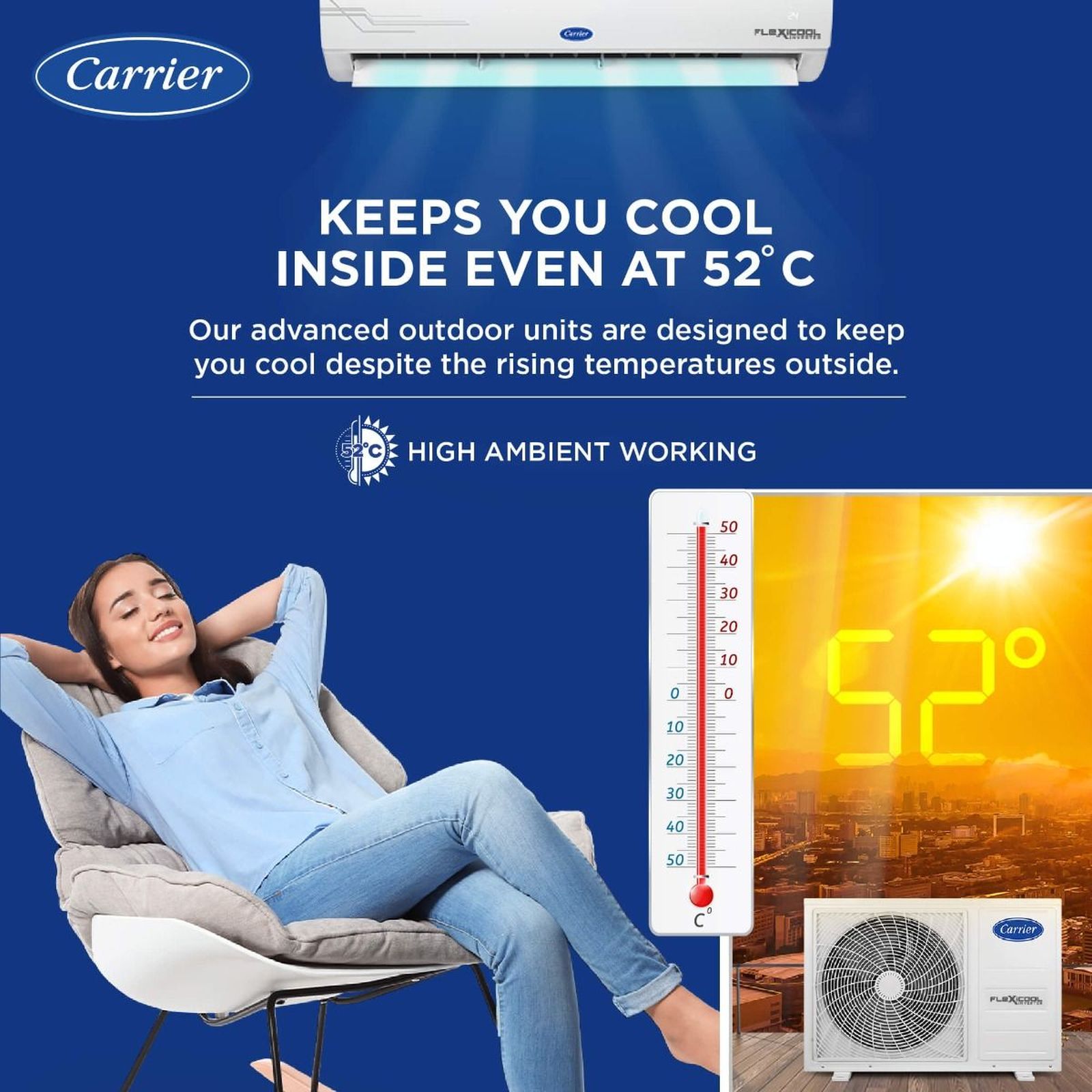 Carrier Ester Neo Exi 6 in 1 Convertible 1.5 Ton 4 Star Inverter Split AC with Auto Cleanser (Copper Condenser, CAI18ES4R33F0)_18