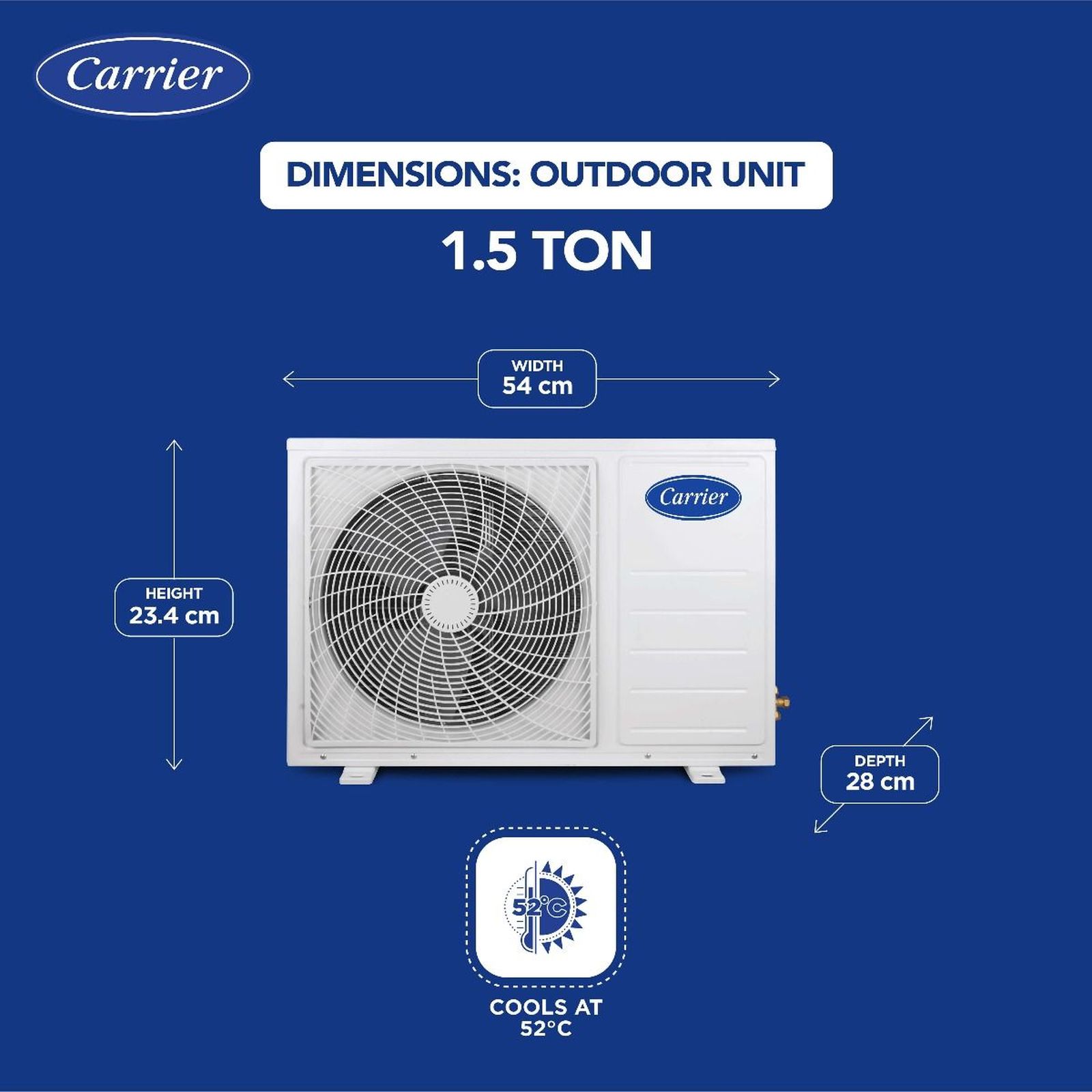 Carrier Ester Pro Exi 6 in 1 Convertible 1.5 Ton 5 Star Inverter Split AC with Auto Cleanser (Copper Condenser, CAI18ES5R34F1) Carrier Ester Pro Exi 6 in 1 Convertible 1.5 Ton 5 Star Inverter Split AC with Auto Cleanser (Copper Condenser, CAI18ES5R34F1)_13
