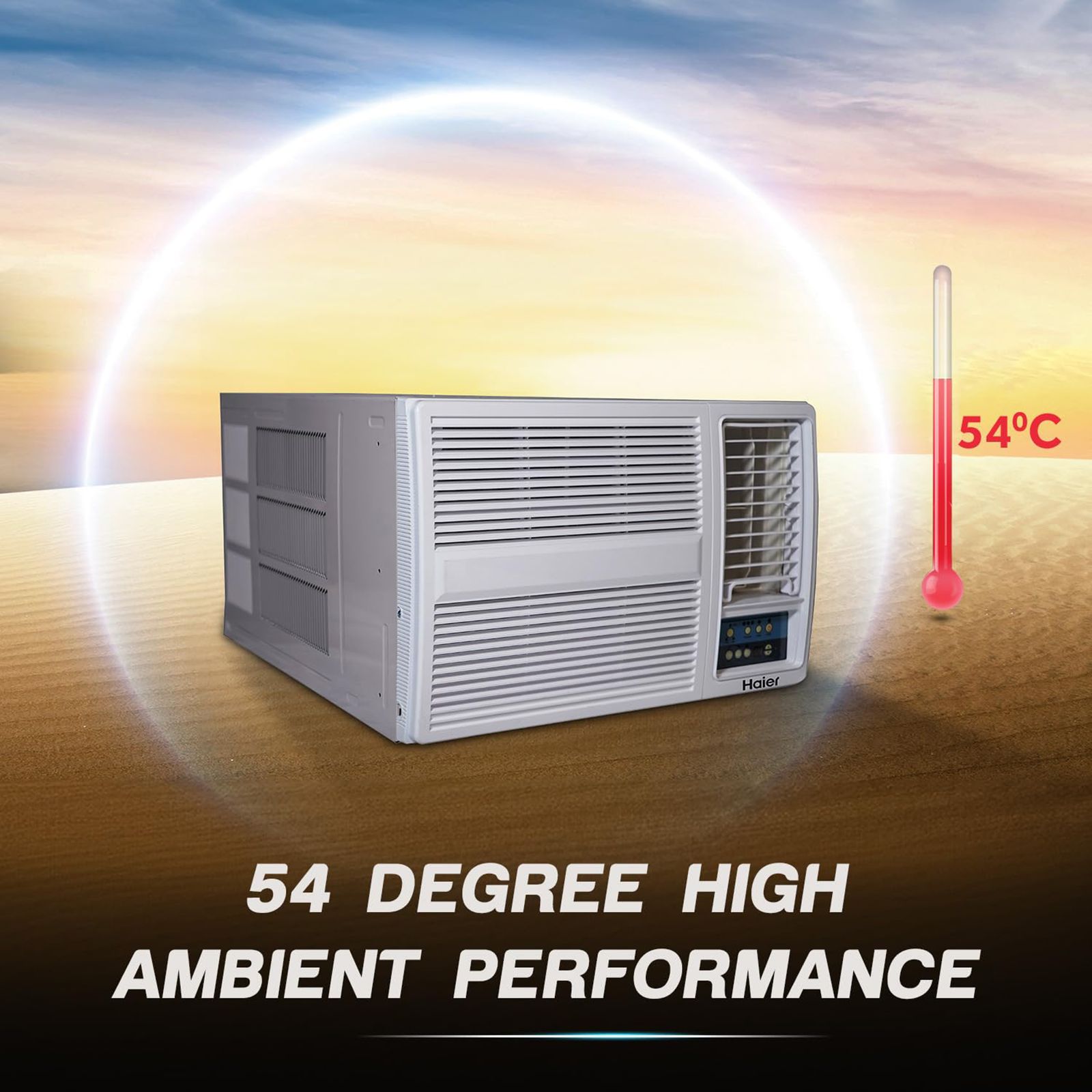 Haier 1.5 Ton 3 Star Fixed Speed Window AC (Copper Condenser, Anti Bacterial Filter, HWU18F-AOW3BN-FS) Haier 1.5 Ton 3 Star Fixed Speed Window AC (Copper Condenser, Anti Bacterial Filter, HWU18F-AOW3BN-FS)_14